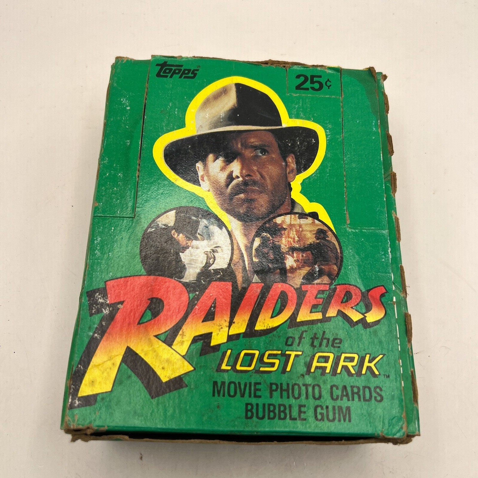 Vintage 1981 Topps Raiders of the Lost Ark 31 Unopened Packs & Display Box Vintage 1981 Topps Raiders of the Lost Ark 31 Unopened Packs & Display Box