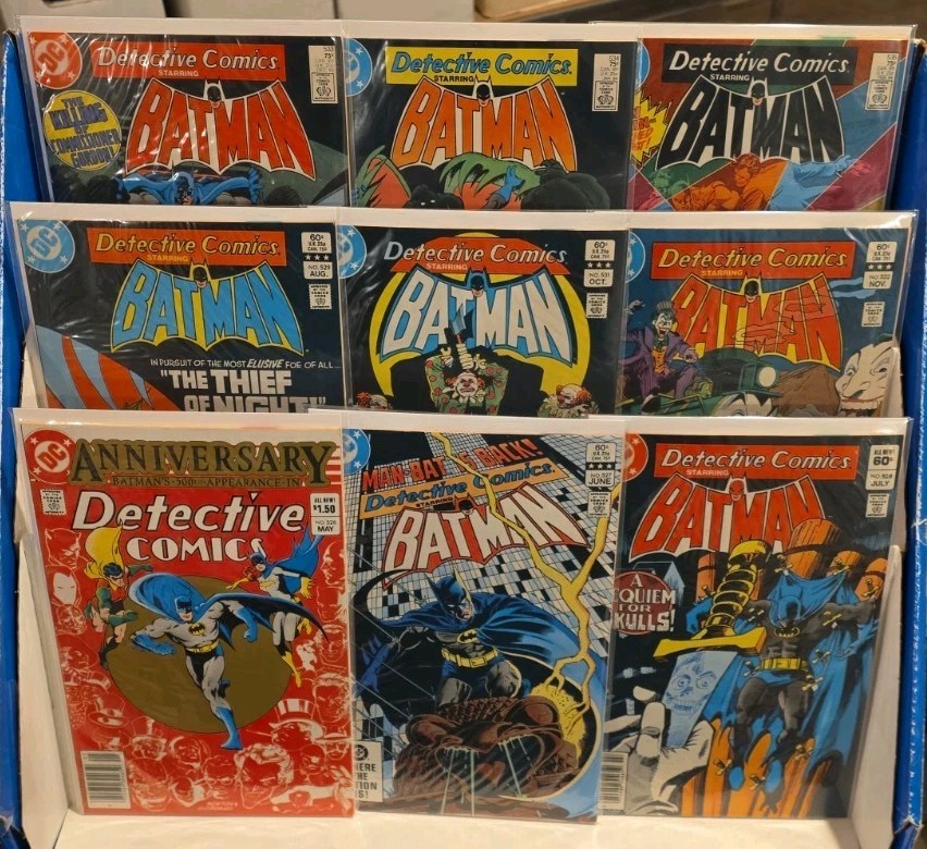 DETECTIVE COMICS #526-550 (DC) LOT OF 24 COMICS/ ALL VF-NM DETECTIVE COMICS #526-550 (DC) LOT OF 24 COMICS/ ALL VF-NM