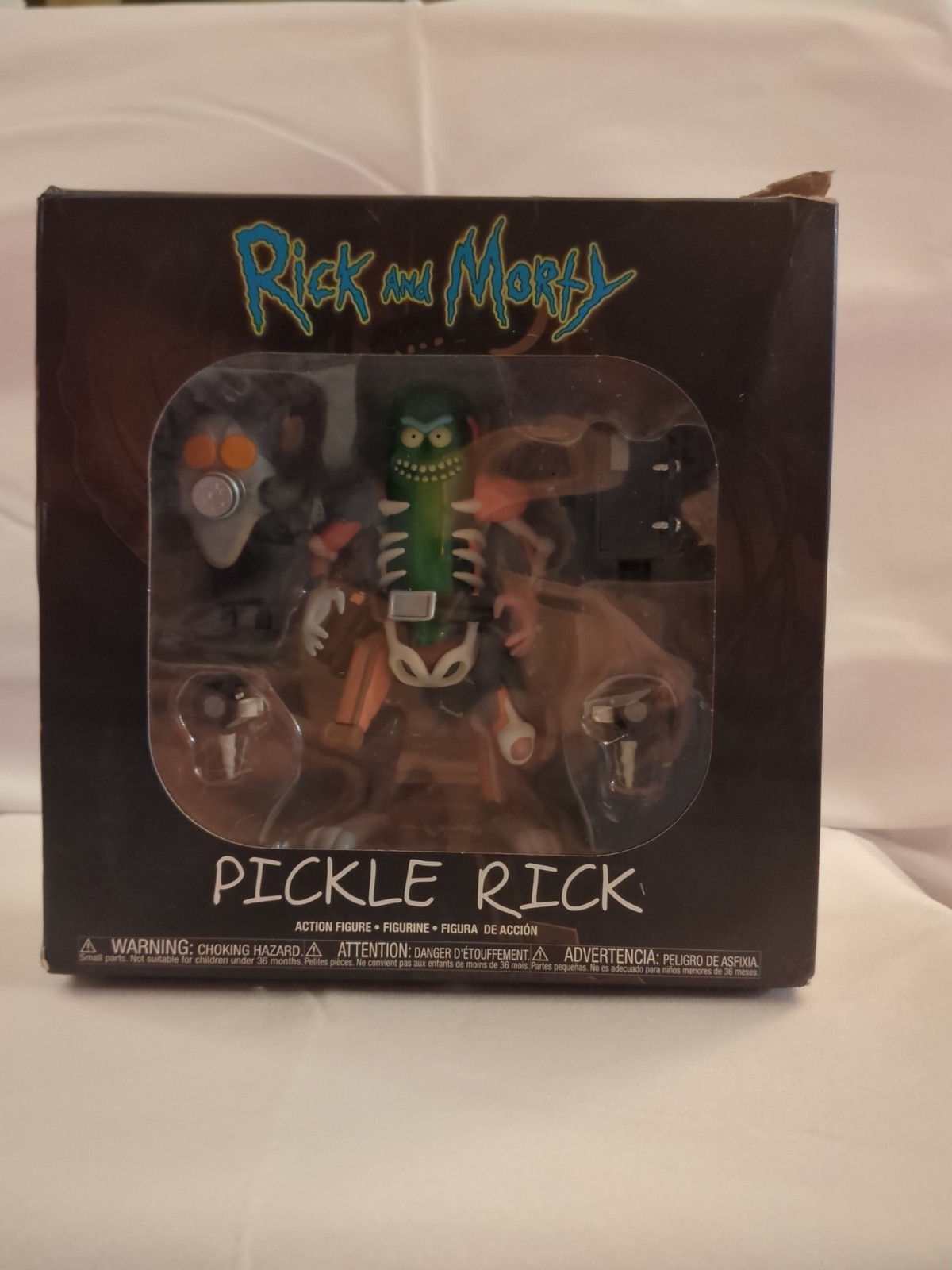 Funko Rick and Morty Pickle Rick Action Figure 2018 Adult Swim New Damaged Box Funko Rick and Morty Pickle Rick Action Figure 2018 Adult Swim New Damaged Box