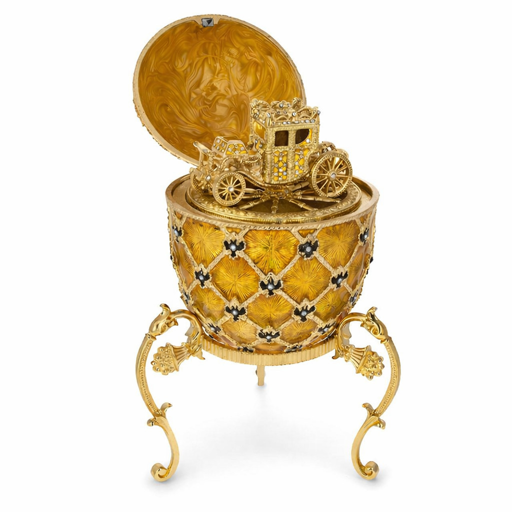 1897 Imperial Coronation Royal Easter Egg 7 Inches 1897 Imperial Coronation Royal Easter Egg 7 Inches