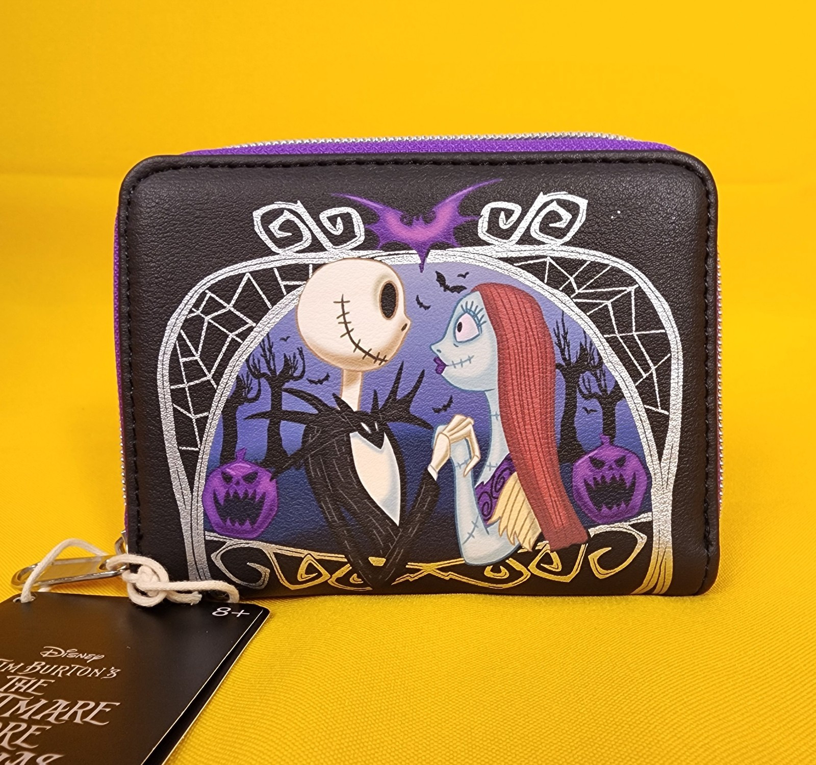 Loungefly The Nightmare Before Christmas Jack & Sally Pumpkin Frame Wallet NEW Loungefly The Nightmare Before Christmas Jack & Sally Pumpkin Frame Wallet NEW