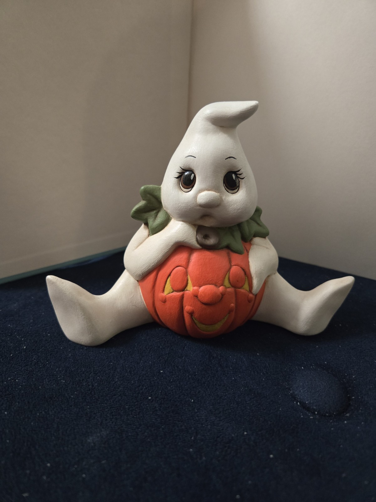 Vintage Halloween “Pumpkin Belly Ghosts” Ceramic Collectibles Vintage Halloween “Pumpkin Belly Ghosts” Ceramic Collectibles