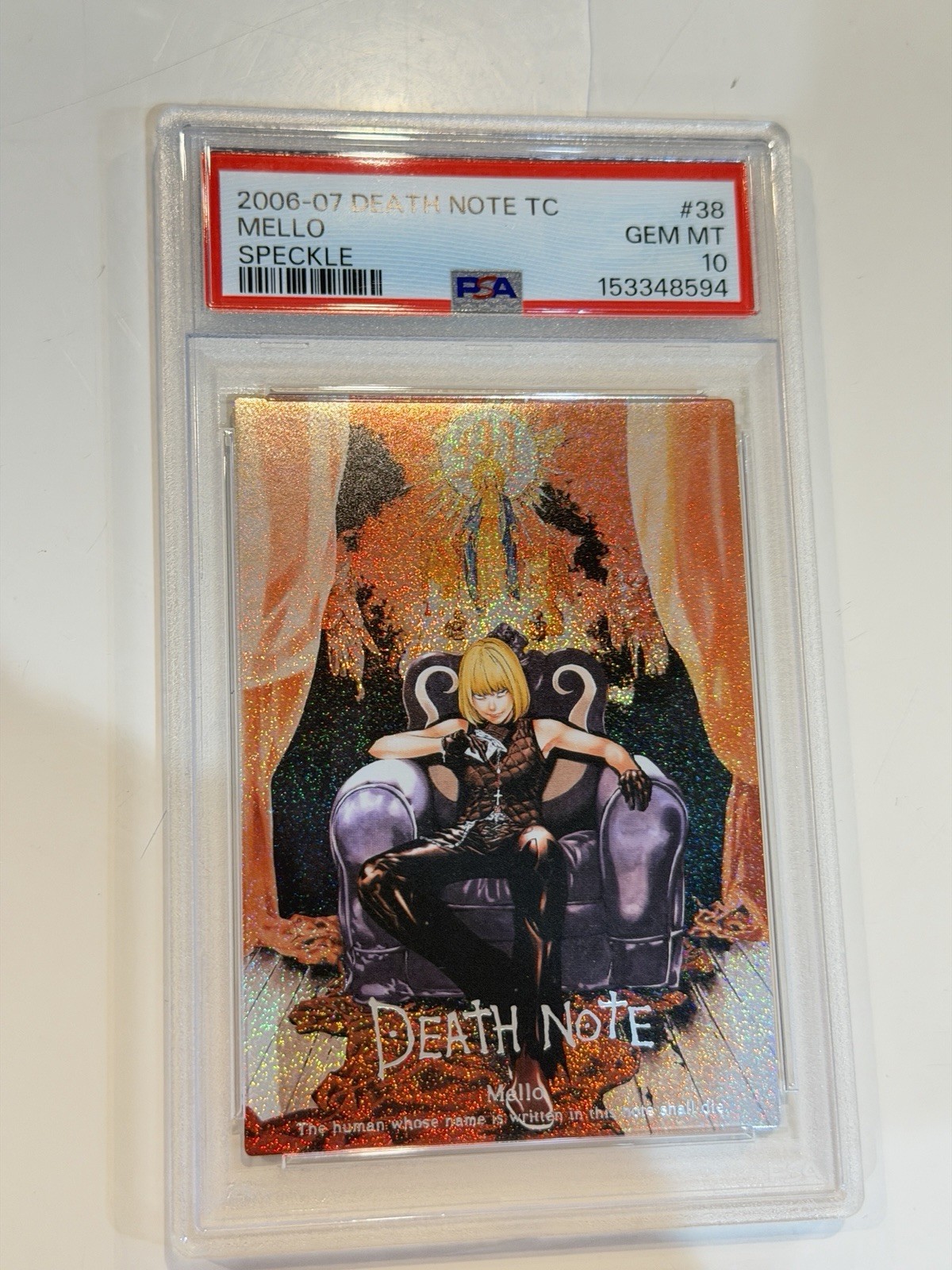 2006 Death Note Mello PSA 10 2006 Death Note Mello PSA 10