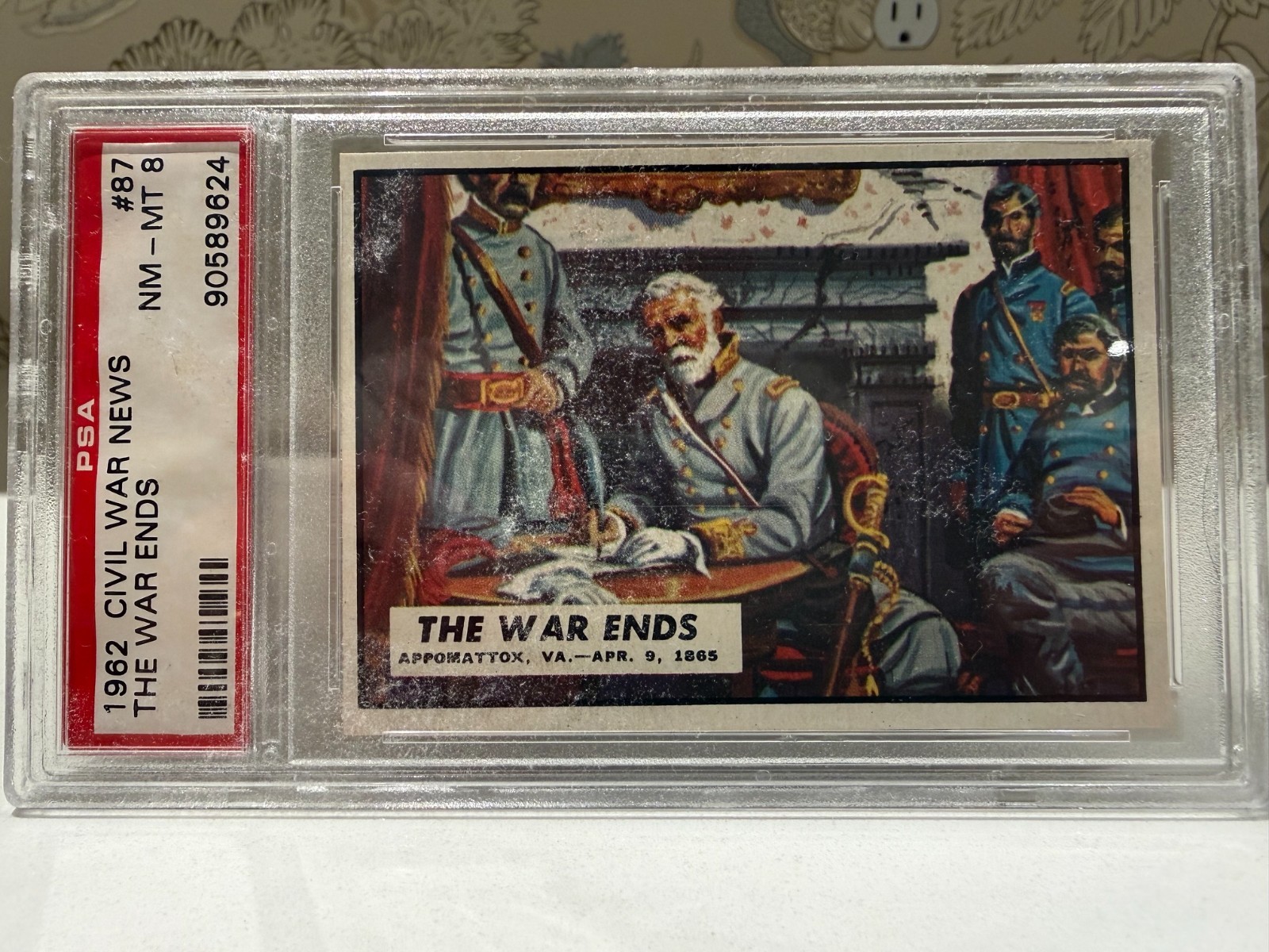 Civil War News 1962 #87 The War Ends Robert E. Lee Grant PSA 8 Civil War News 1962 #87 The War Ends Robert E. Lee Grant PSA 8
