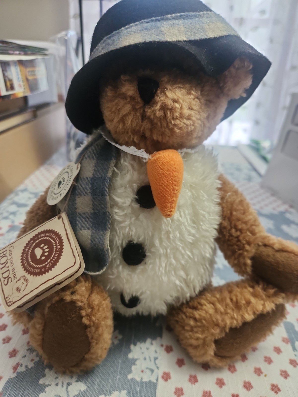 Boyds Bear Plush -  Flakey Bearifrost 10"  - #917380