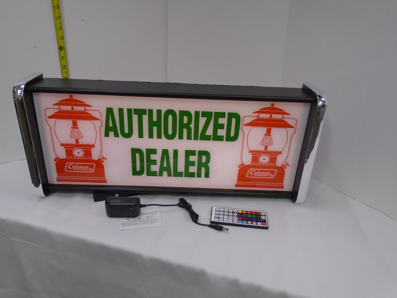 Coleman Lanterns Dealer LED Display lighted sign lightbox Wall Hanging Light