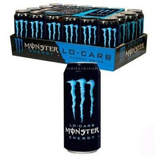 Monster Energy, Lo-Carb Monster, Low Carb Energy Drink, 24 pack of cans 16oz