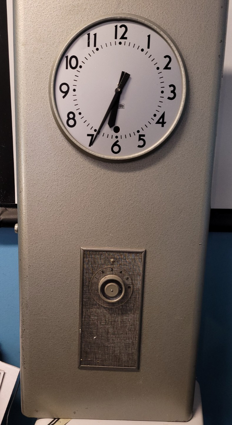 Standard Electric Time Master Clock Accessory Timer?? Gauge?? 1/100s Minute 