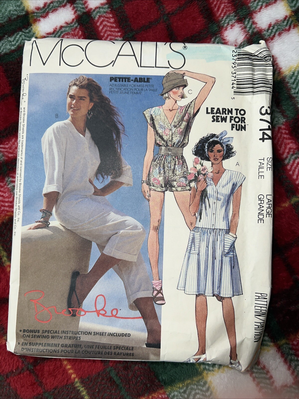 McCall’s 1988 Brooke Dress And Jumpsuit Pattern, Size Large McCall’s 1988 Brooke Dress And Jumpsuit Pattern, Size Large