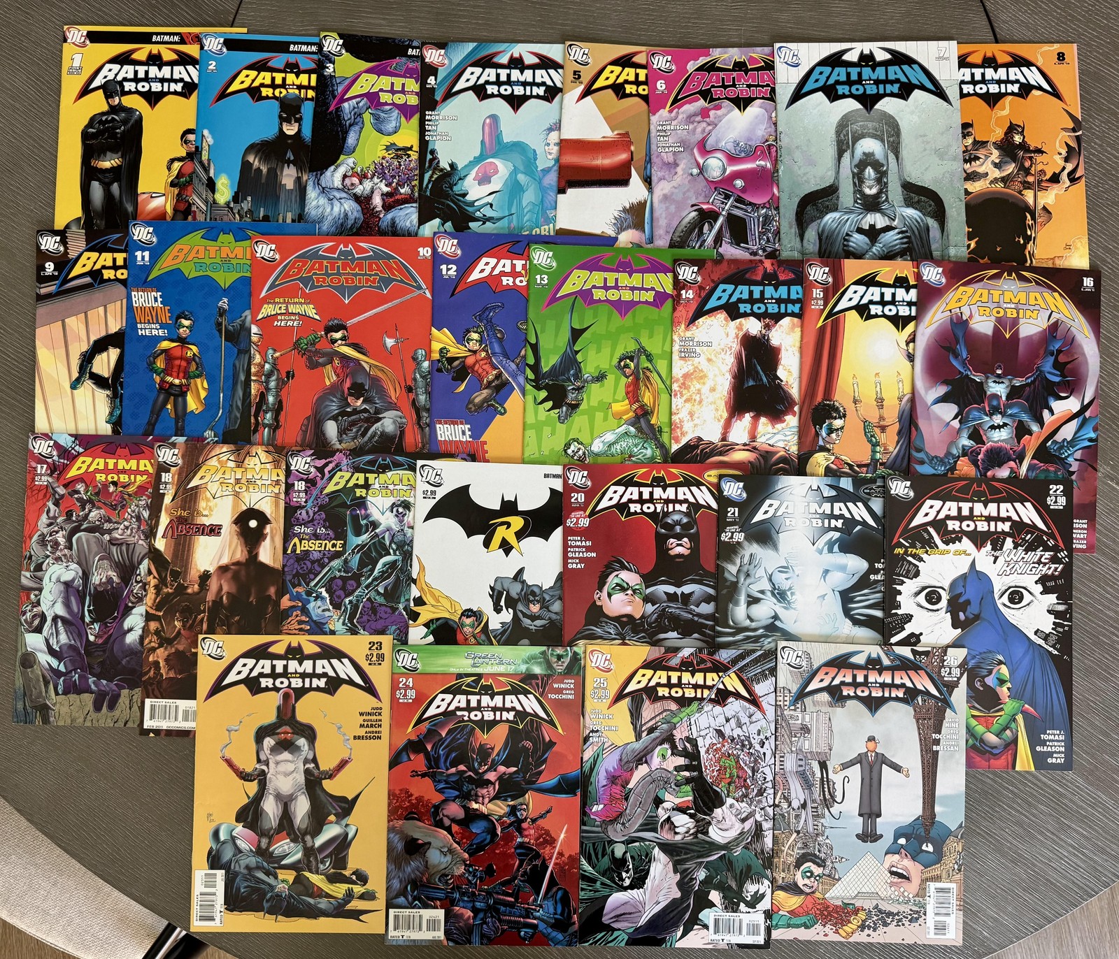 Batman And Robin #1-26 Vol. 1 DC COMICS 2009 Comic Book Complete Series Set NM Batman And Robin #1-26 Vol. 1 DC COMICS 2009 Comic Book Complete Series Set NM