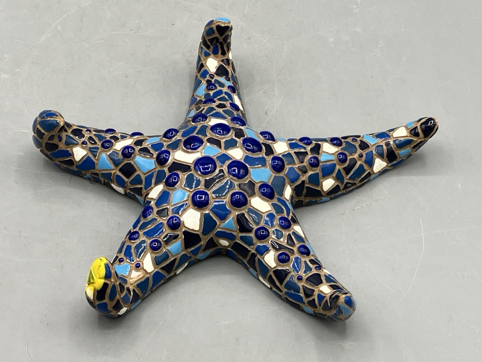 Starfish Blue Mosaic Antonio Gaudi Style Barcelona Spain Starfish Blue Mosaic Antonio Gaudi Style Barcelona Spain