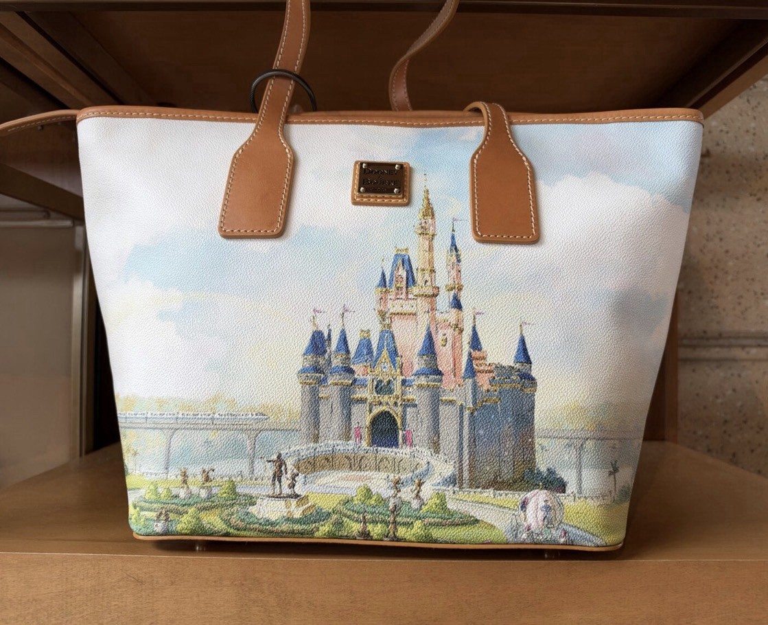 2026 Walt Disney World 55th Anniversary Dooney & Bourke Castle Tote Bag NEW 2026 Walt Disney World 55th Anniversary Dooney & Bourke Castle Tote Bag NEW
