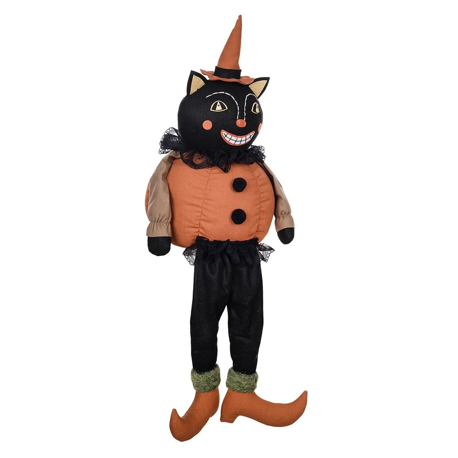 Joe Spencer -Halloween Vintage Cat Doll Gathered Traditions/Gallerie II