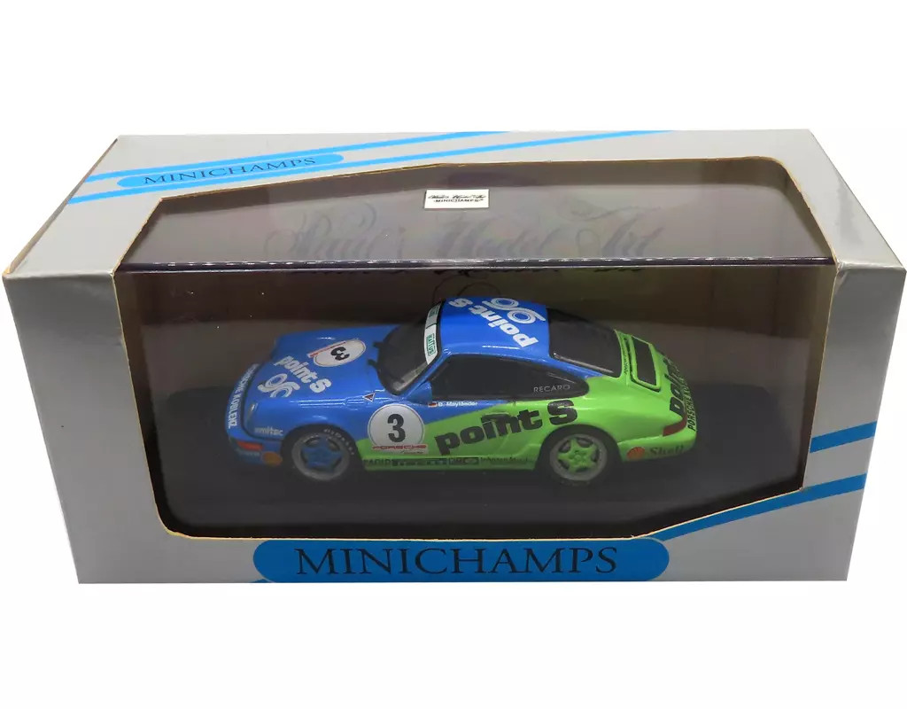 1/43 Minichamps Porsche Cup 1994 Carrera 2 B. Maylander #3 Blue Green 430946003