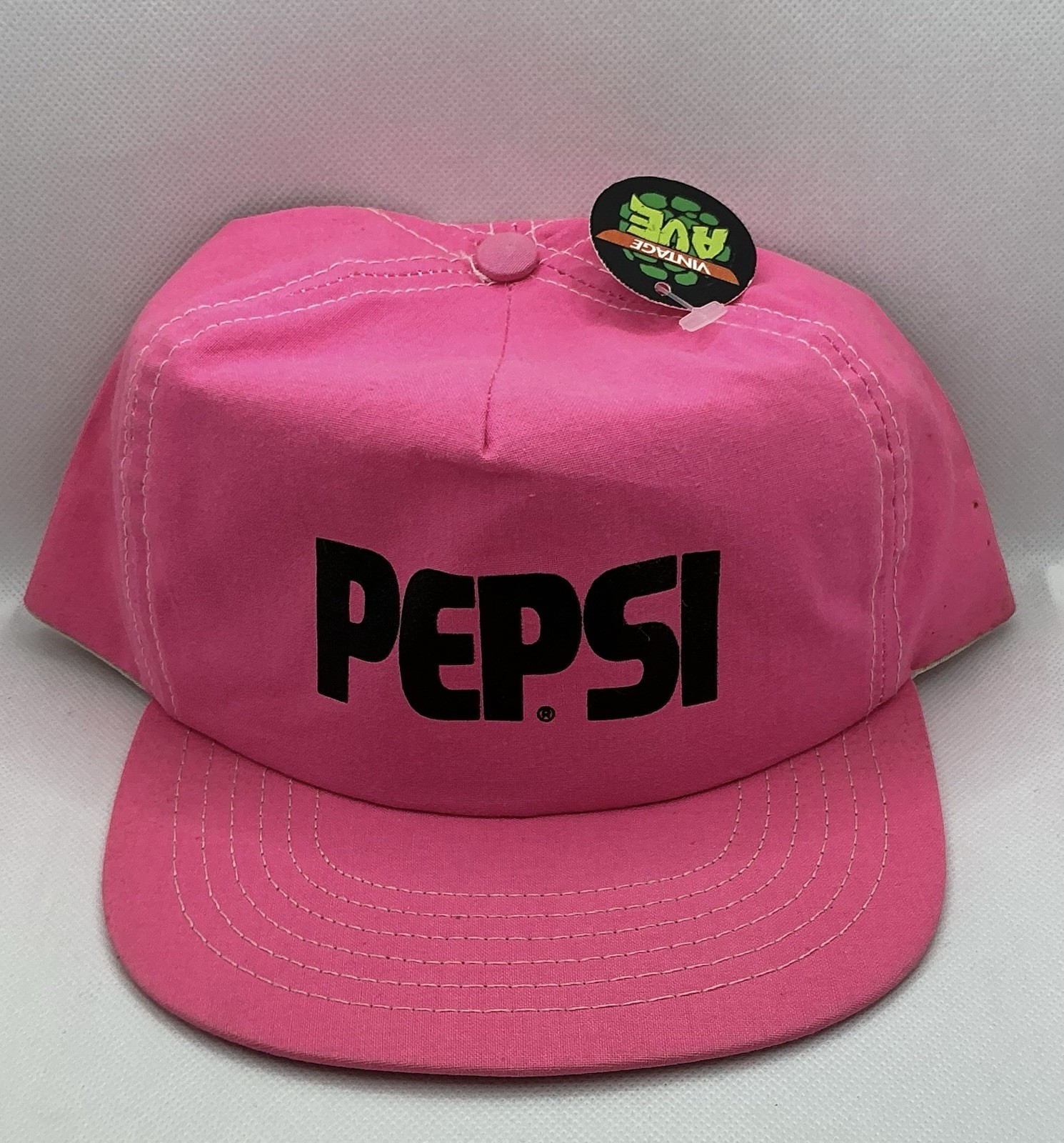 Vintage 80s-90s Neon Pink Pepsi Cola SnapBack Trucker Cap Hat Rare Vintage 80s-90s Neon Pink Pepsi Cola SnapBack Trucker Cap Hat Rare