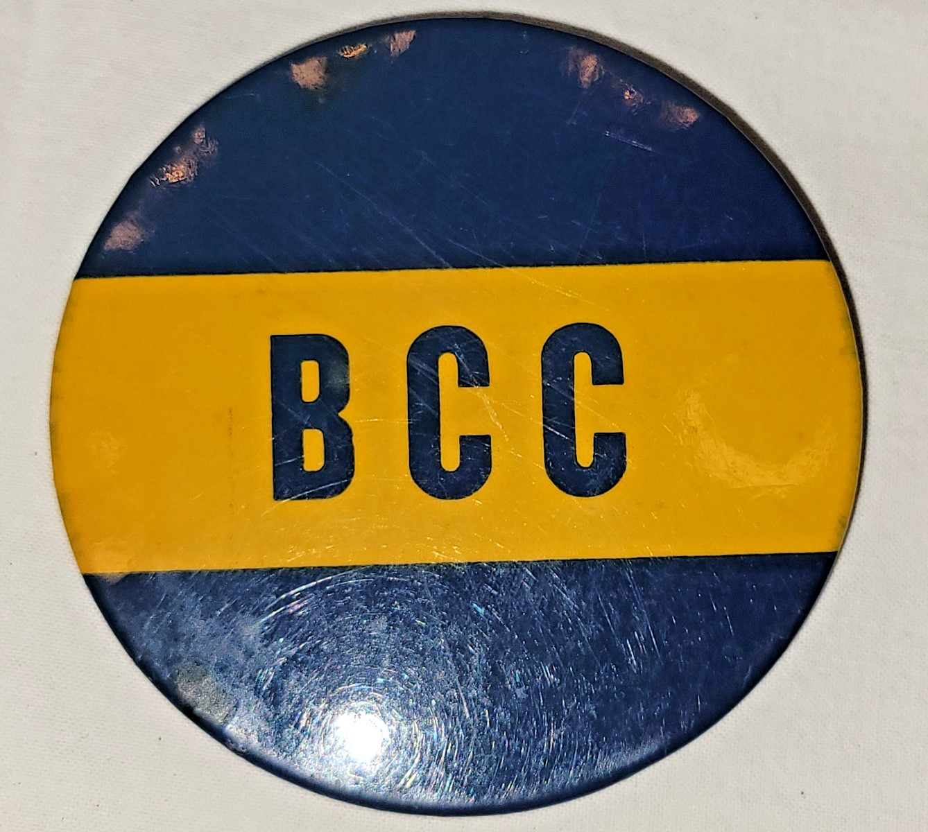 Vintage BCC Pinback Button Badge Bethesda Chevy Chase Baseball ??? nb Vintage BCC Pinback Button Badge Bethesda Chevy Chase Baseball ??? nb
