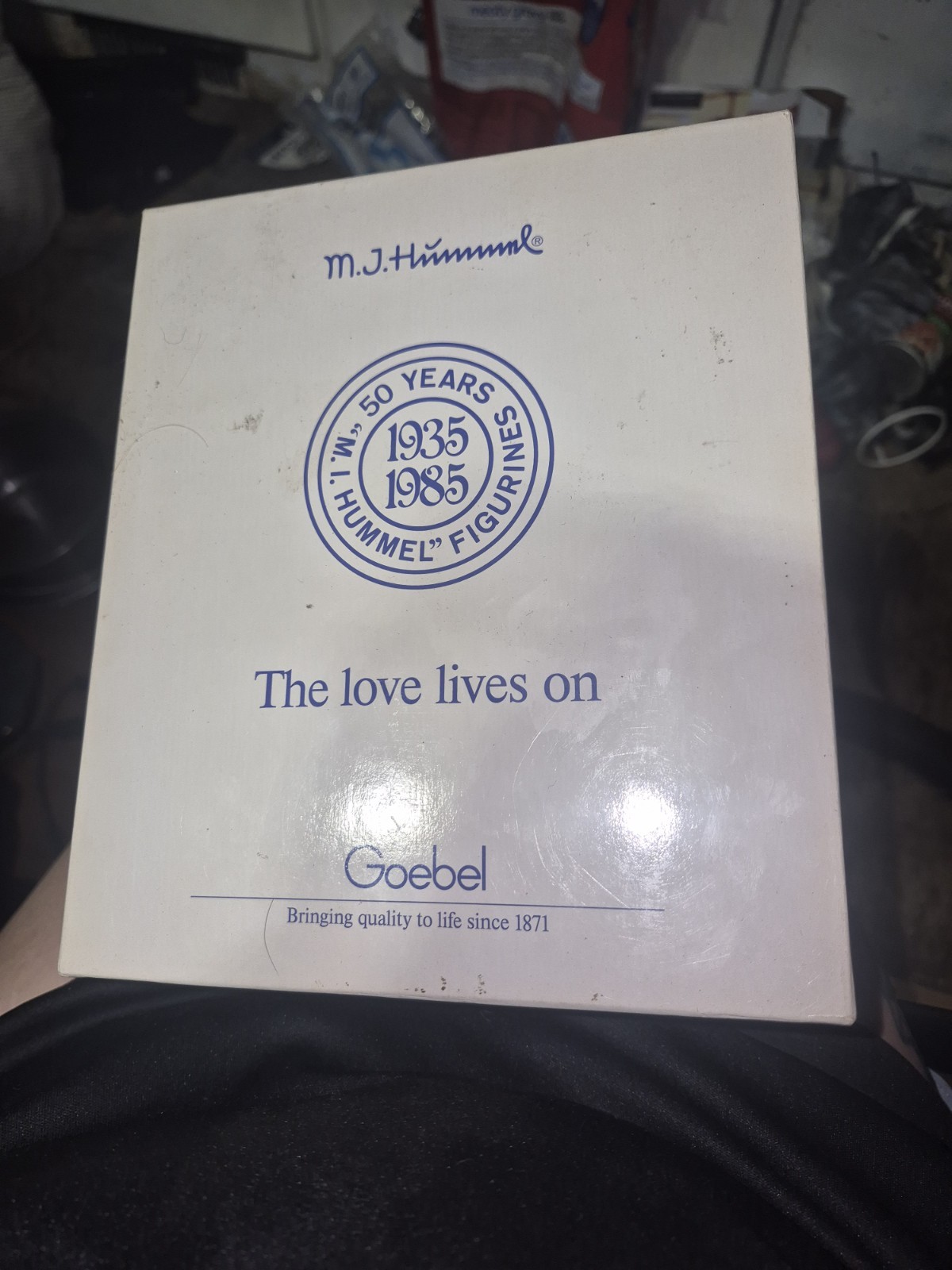 Hummel Goebel 416 The Love Lives On 50th Anniversary Figurine Signed Dated IOB