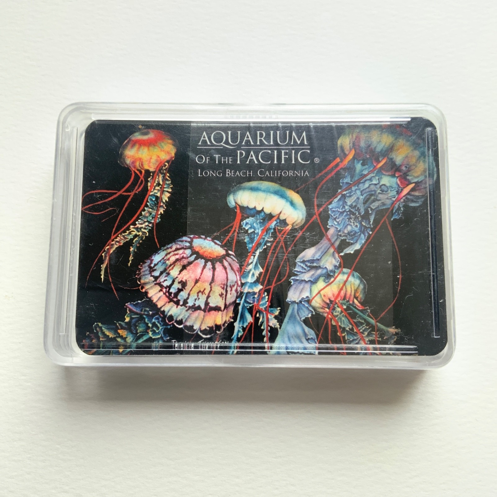 Vintage Aquarium of the Pacific CA Sealed Single Deck Playing Cards Case HK
