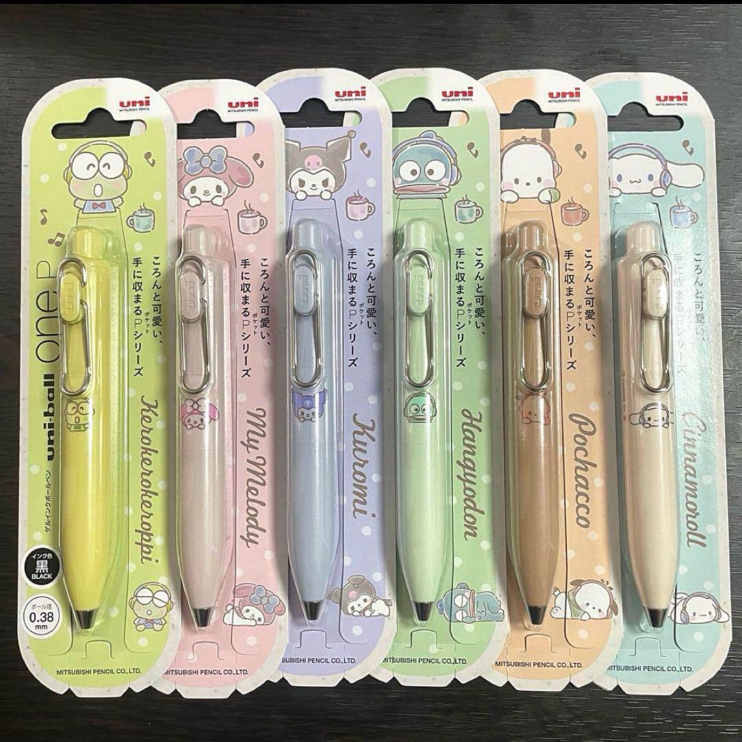 Sanrio Uni-ball One-P 6-Piece Ballpoint Pen Set Sanrio Uni-ball One-P 6-Piece Ballpoint Pen Set