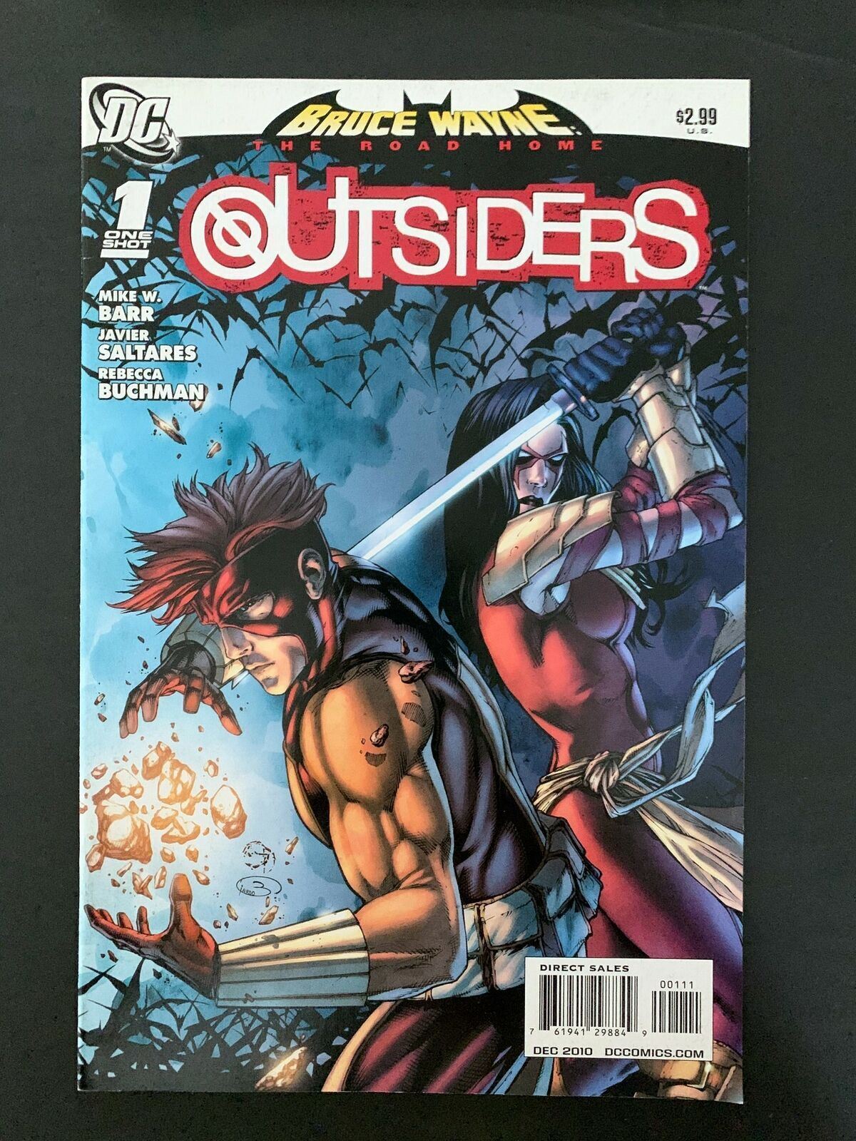 Bruce Wayne: Road Home:Outsiders #1 Dc Comics 2010 Vf+