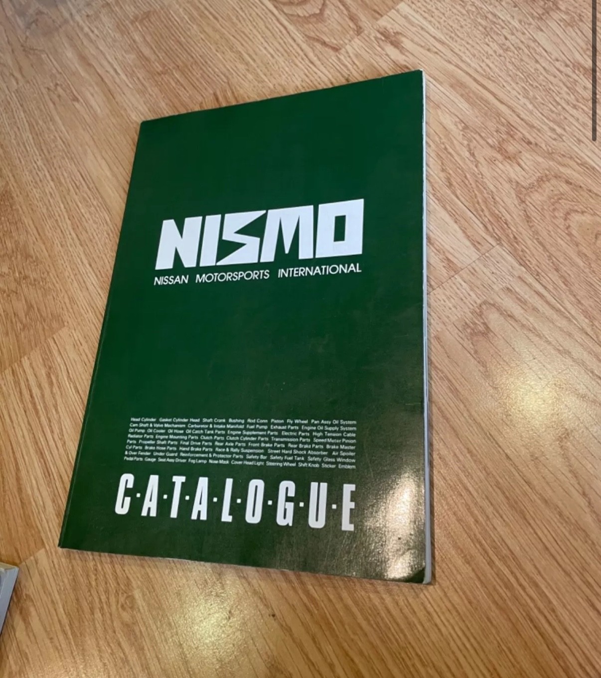 NISMO OLD LOGO PARTS CATALOGUE RARE 87 skyline Z31 R31 Silvia 240Z 300zx JDM 80s