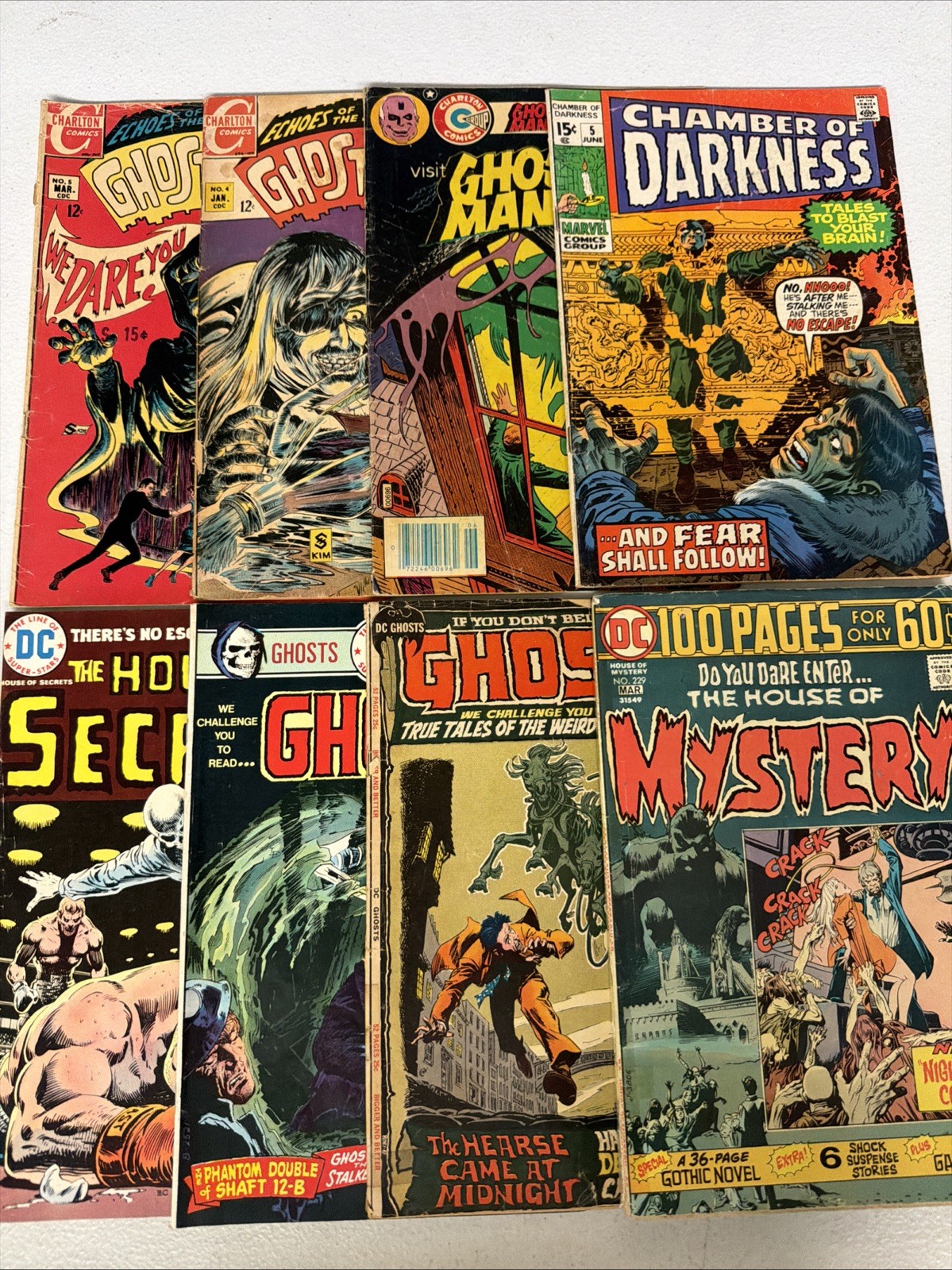 DC Marvel Charlton Bronze Age HORROR Lot 8 Comics 1st Print 1970s Lot #13 *Z5 DC Marvel Charlton Bronze Age HORROR Lot 8 Comics 1st Print 1970s Lot #13 *Z5