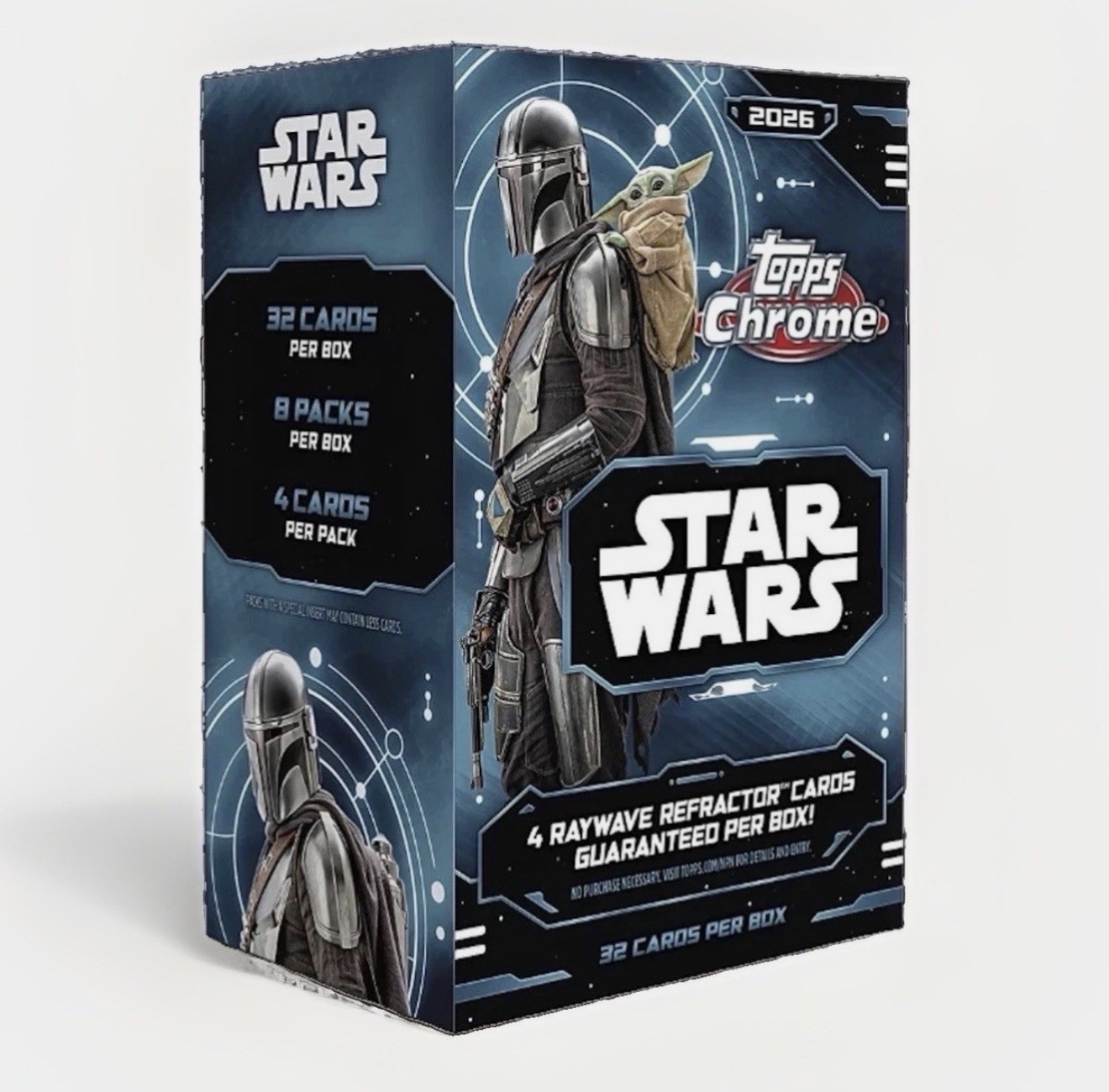 2026 TOPPS CHROME STAR WARS Value Blaster Box Disney Brand New Sealed 2026 TOPPS CHROME STAR WARS Value Blaster Box Disney Brand New Sealed