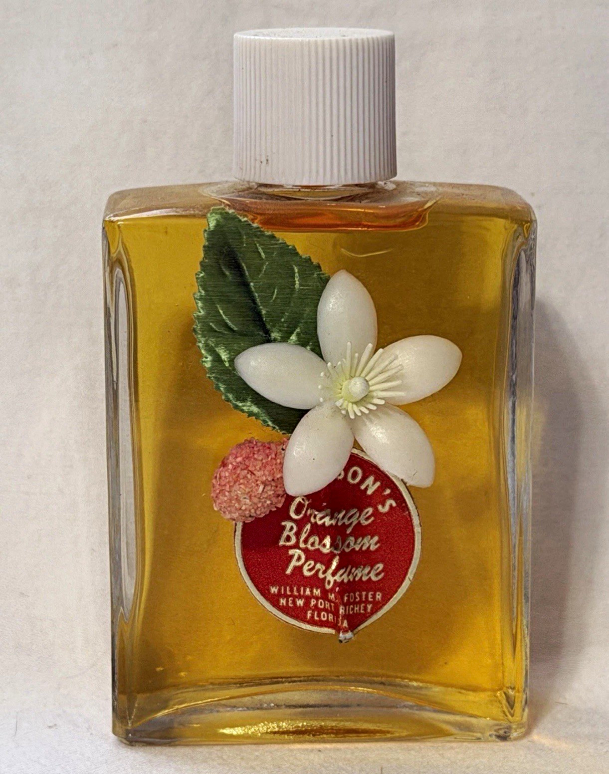 Vintage Anderson’s Orange Blossom Perfume William M Foster New Port Richey, FL Vintage Anderson’s Orange Blossom Perfume William M Foster New Port Richey, FL