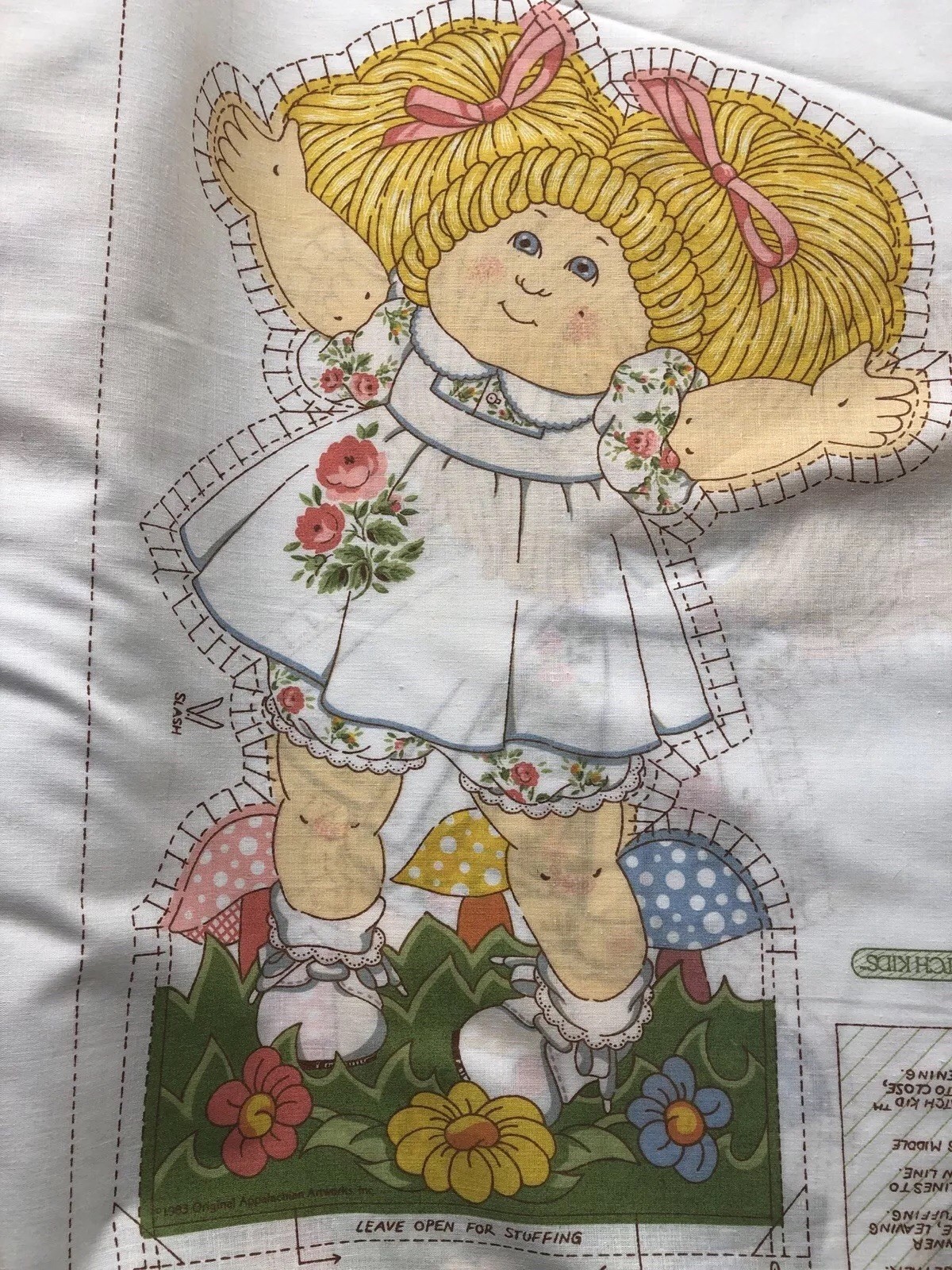 "Vintage CABBAGE PATCH KIDS" 1983 Cut-out doll Appalachian Artworks NEW uncut "Vintage CABBAGE PATCH KIDS" 1983 Cut-out doll Appalachian Artworks NEW uncut