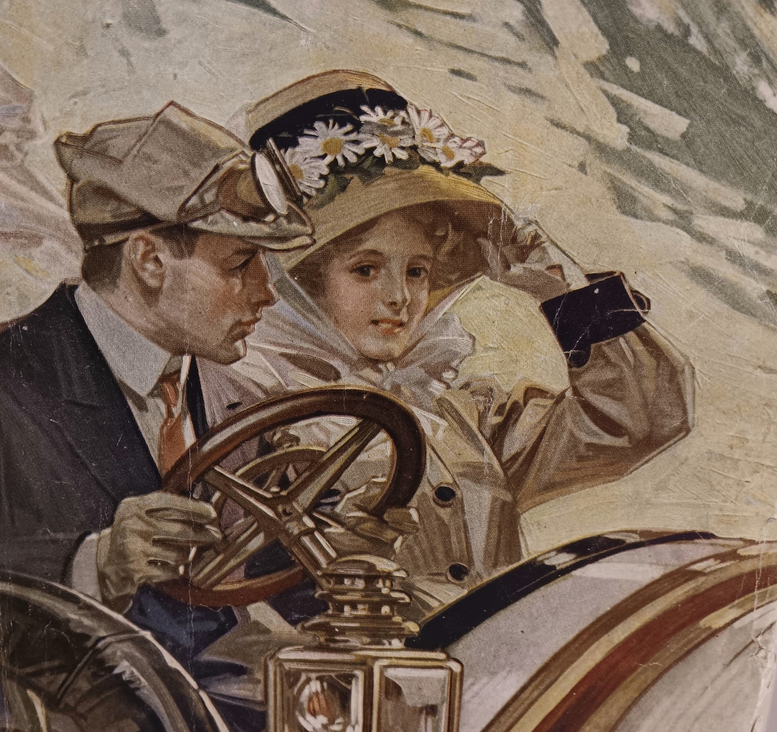 RARE 1909 LEYENDECKER Auto Cover Popular Magazine published by Street & Smith RARE 1909 LEYENDECKER Auto Cover Popular Magazine published by Street & Smith