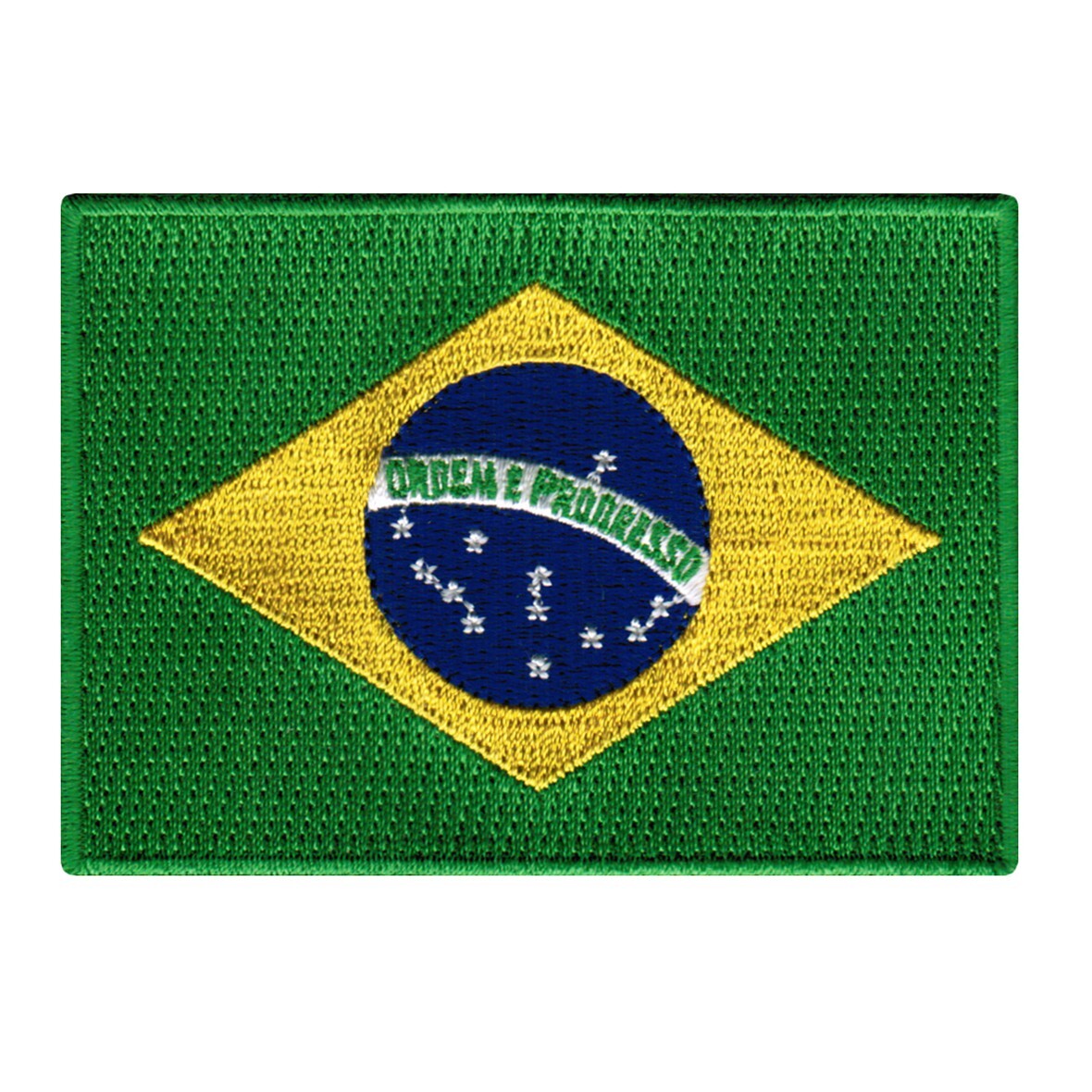 BRAZIL FLAG PATCH BRASIL SOCCER FUTBOL EMBLEM embroidered iron-on RIO DE JANEIRO