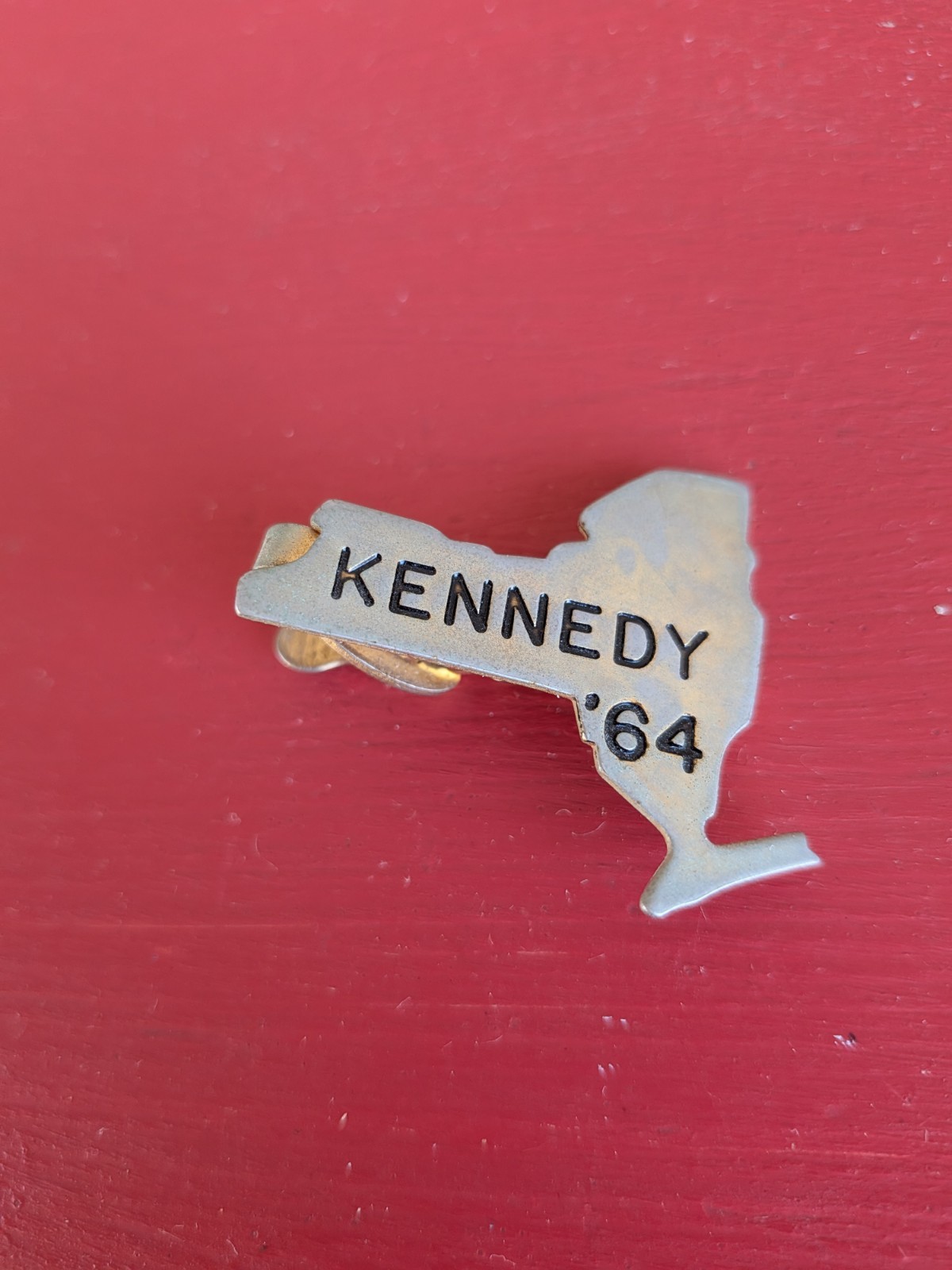 original ROBERT F. Bobby KENNEDY 1964 NY Senate KENNEDY 64 tie clasp original ROBERT F. Bobby KENNEDY 1964 NY Senate KENNEDY 64 tie clasp