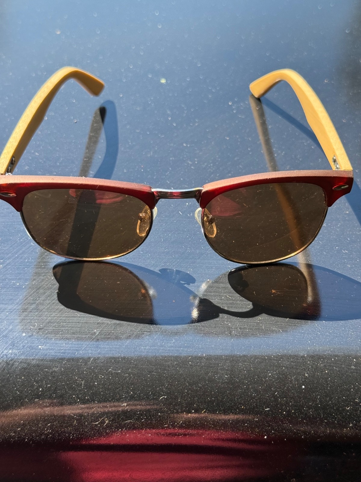 Rare Vintage Wood Temples Sunglasses Rare Vintage Wood Temples Sunglasses