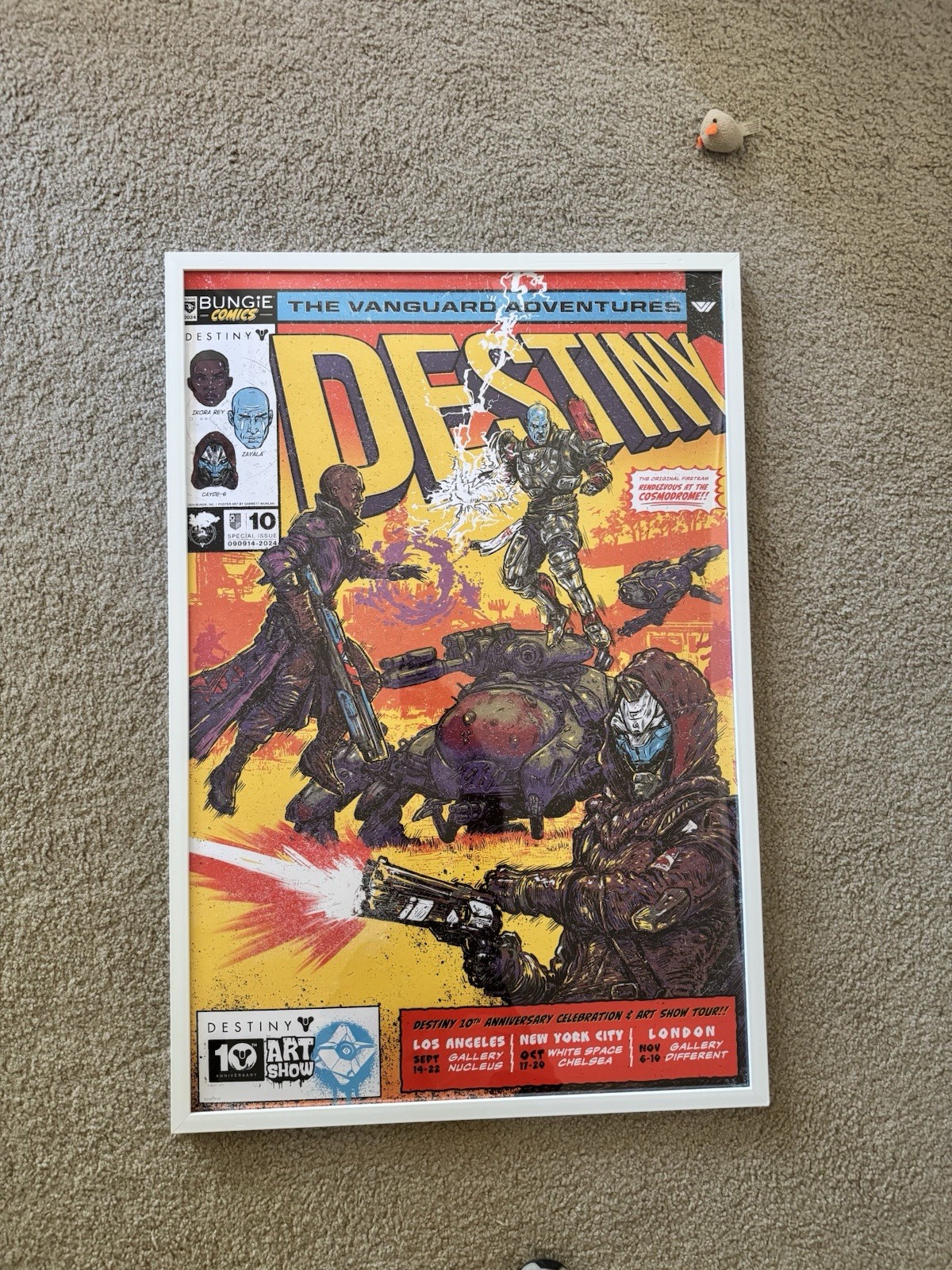 RARE Bungie Destiny 10th Anniversary Art Show Framed Limited Edition Poster RARE Bungie Destiny 10th Anniversary Art Show Framed Limited Edition Poster