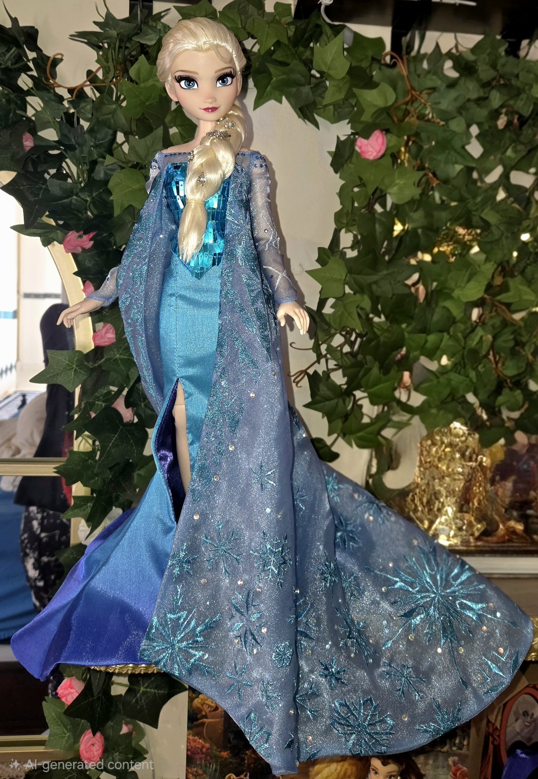 Disney Limited Edition Doll Frozen Elsa Doll Snow Queen dress 17" anniversary Disney Limited Edition Doll Frozen Elsa Doll Snow Queen dress 17" anniversary