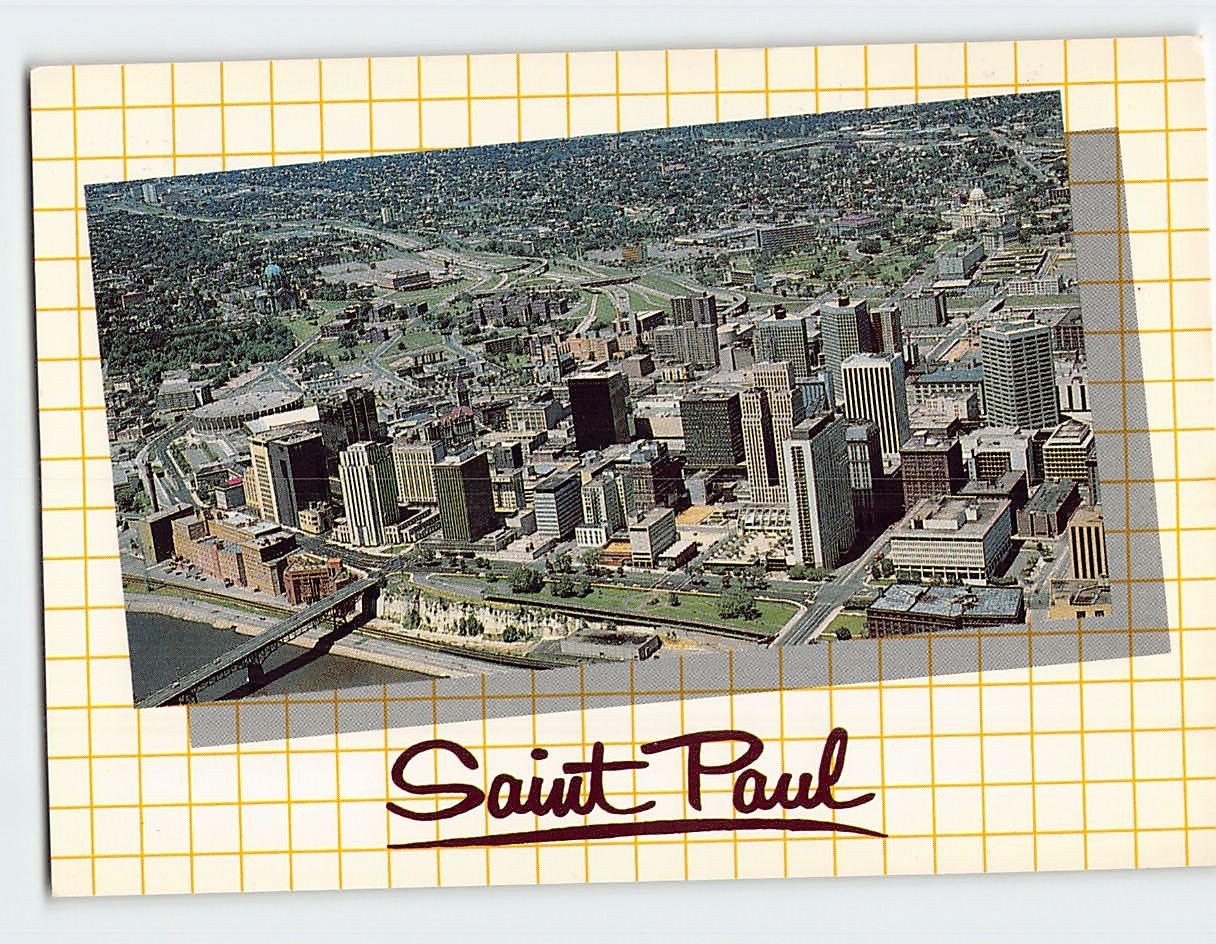 Postcard Aerial View St. Paul Minnesota USA Postcard Aerial View St. Paul Minnesota USA