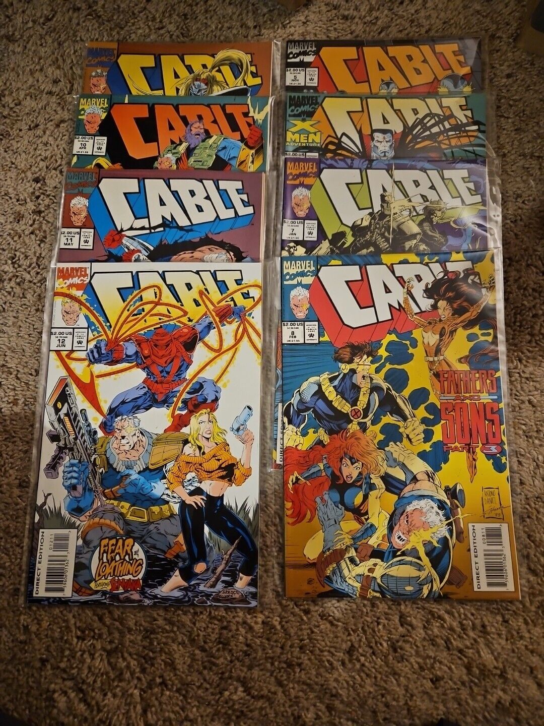 Cable #5-12 (Marvel Comics November 1993)