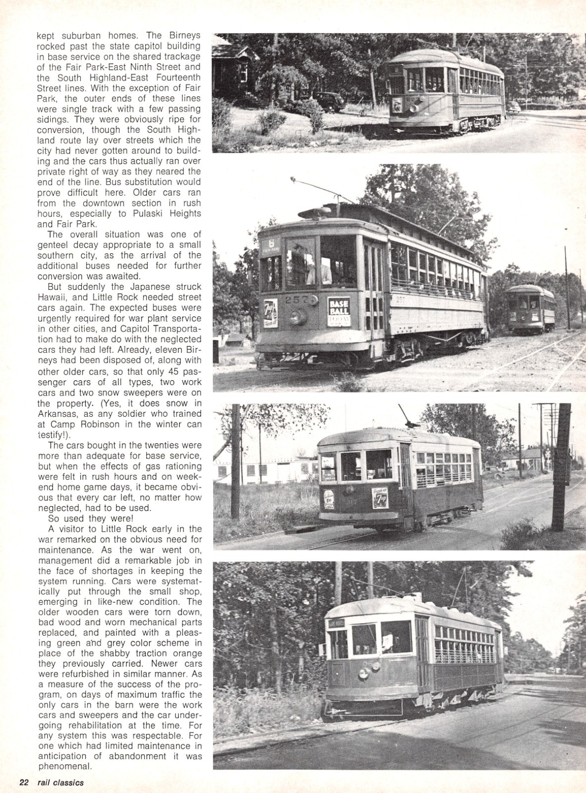 Pulaski Heights Fair Park Loop & E. 9th St. Steetcars Little Rock AR Mag Excerpt Pulaski Heights Fair Park Loop & E. 9th St. Steetcars Little Rock AR Mag Excerpt