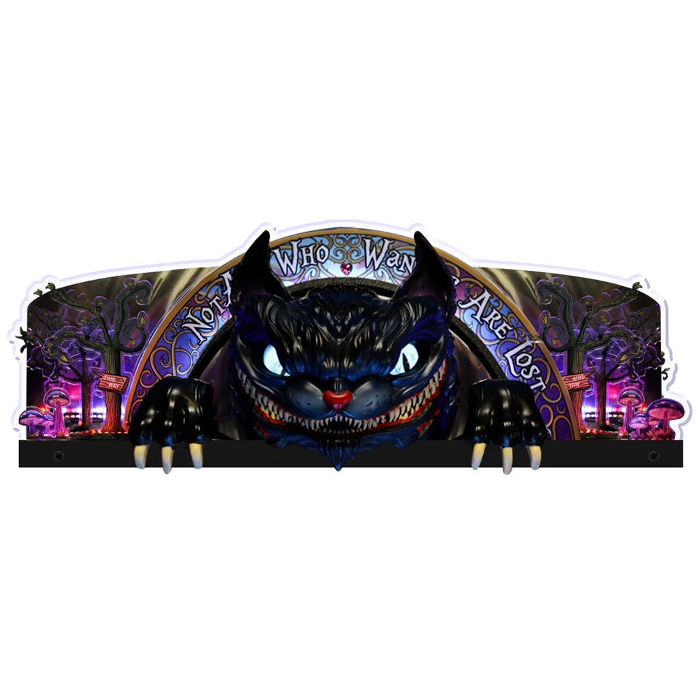 Alice's Adventures Pinball Topper 3D Acrylic Led Topper For Pinball Machine Alice's Adventures Pinball Topper 3D Acrylic Led Topper For Pinball Machine