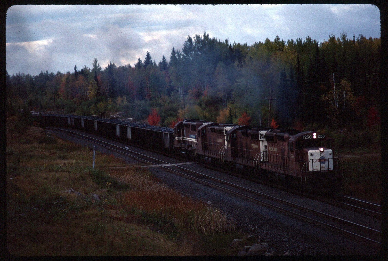 Original Rail Slide - RMX Reserve Mining 1230+ Babbitt MN 9-29-1990 Original Rail Slide - RMX Reserve Mining 1230+ Babbitt MN 9-29-1990