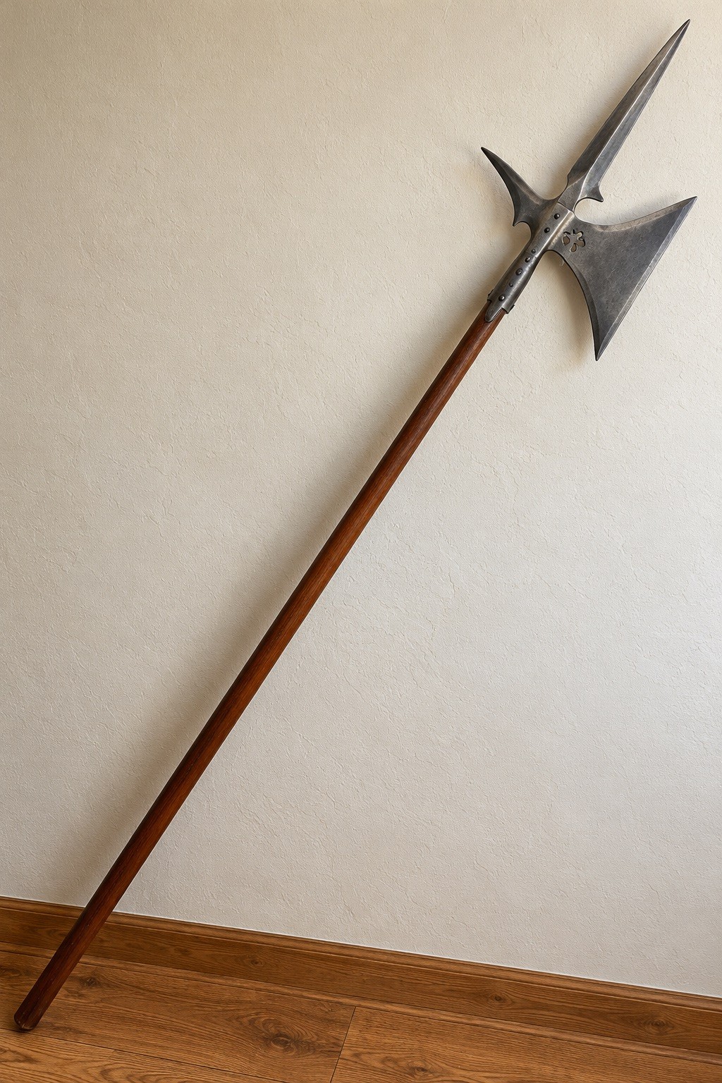 Vintage German Halberd Polearm — Museum of Historical Arms Miami — 1991 Vintage German Halberd Polearm — Museum of Historical Arms Miami — 1991