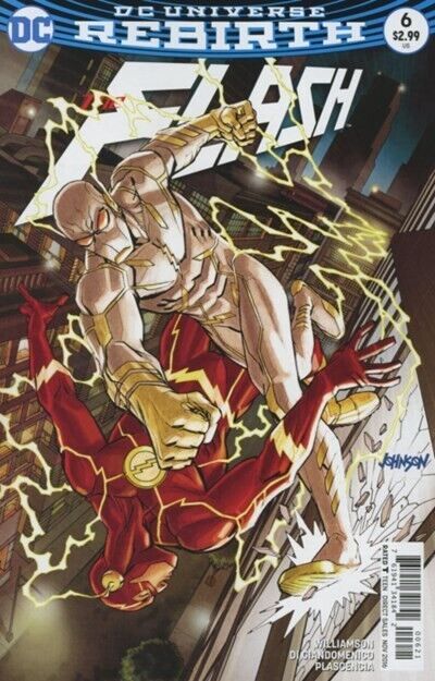 The Flash (2016) #6 Dave Johnson Variant Cover NM-. Stock Image