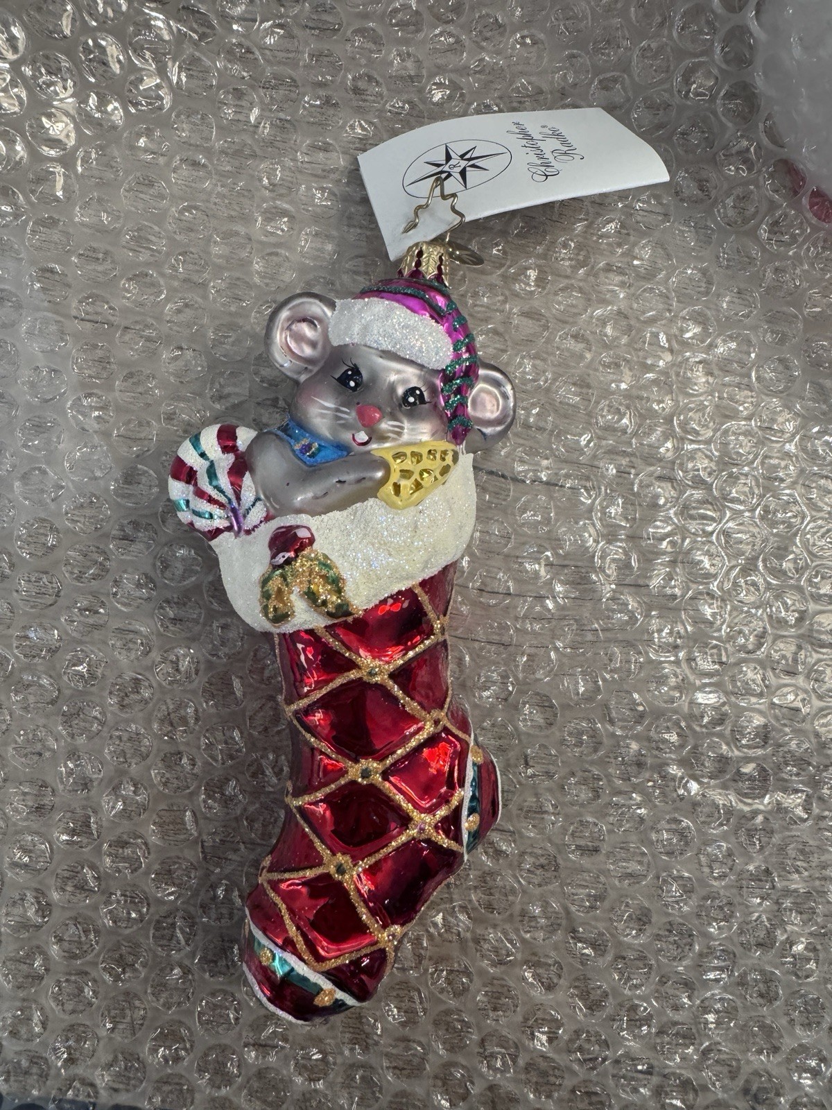 2003 RARE Christopher Radko Ornament Snuggle Down 1010217 2003 RARE Christopher Radko Ornament Snuggle Down 1010217
