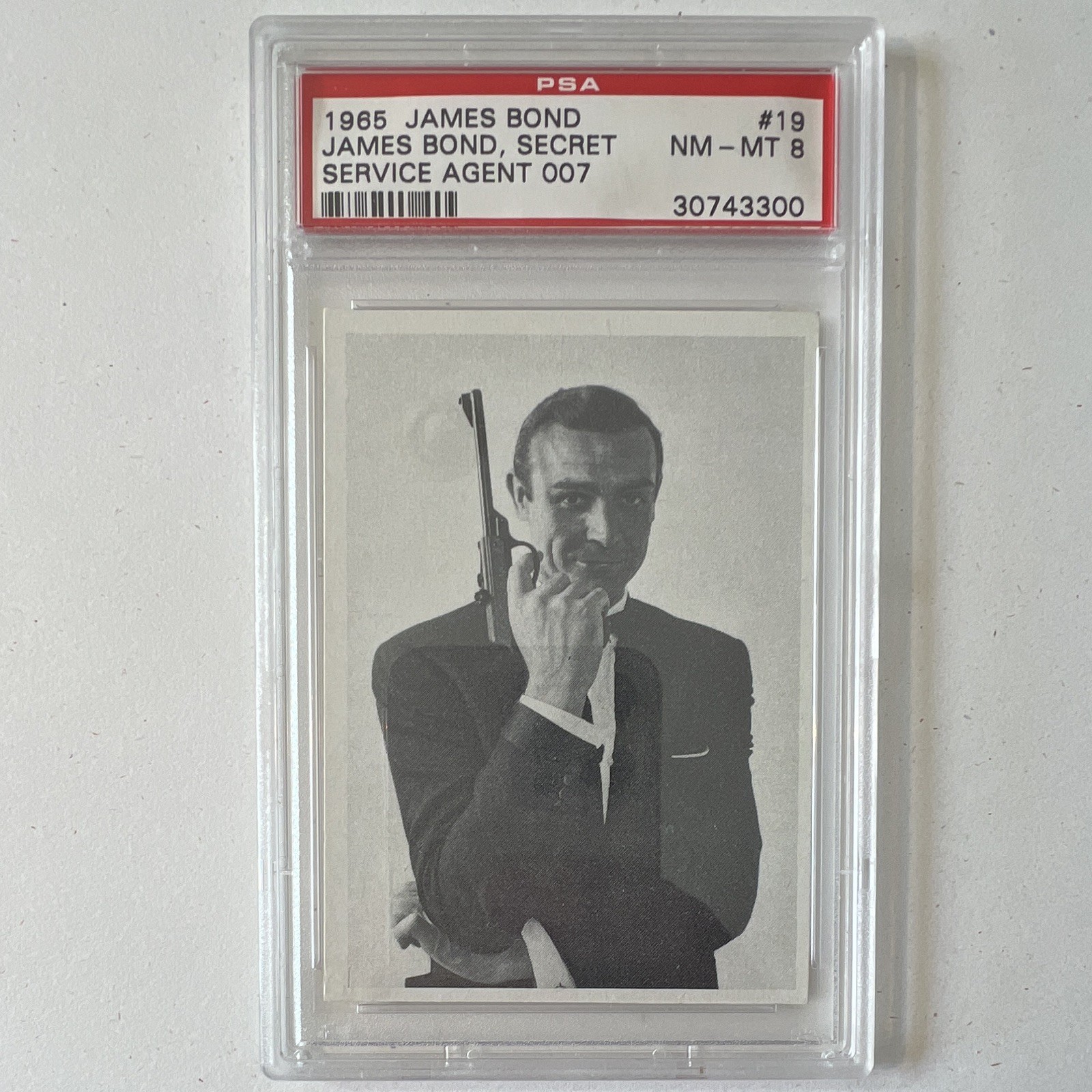 1965 James Bond Secret Service Agent 007 #19 Sean Connery PSA 8 1965 James Bond Secret Service Agent 007 #19 Sean Connery PSA 8