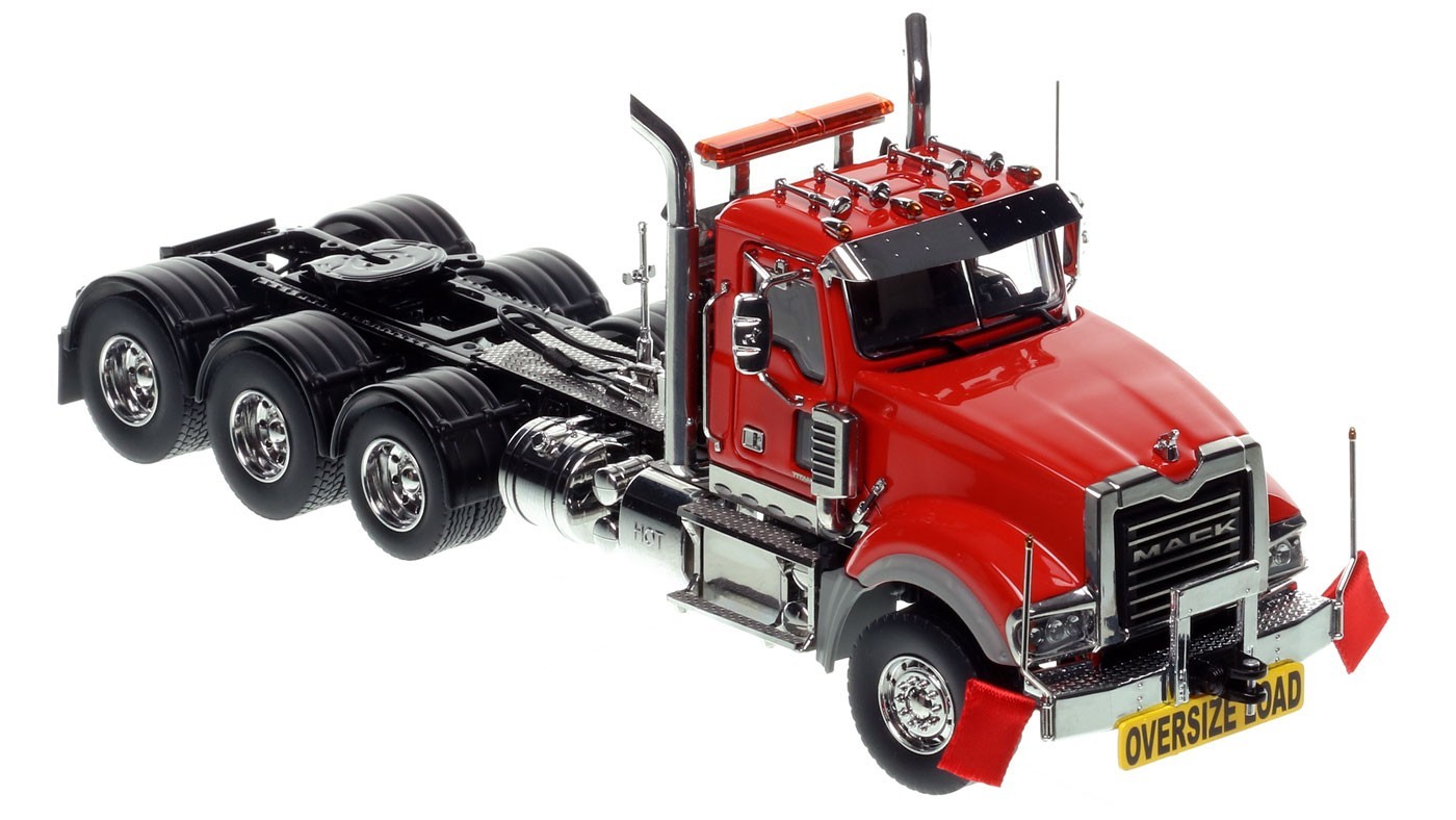Heavy Haul Replicas HHR135D-1 1/50 Mack Titan Tri-axle Tractor Red over Black Heavy Haul Replicas HHR135D-1 1/50 Mack Titan Tri-axle Tractor Red over Black