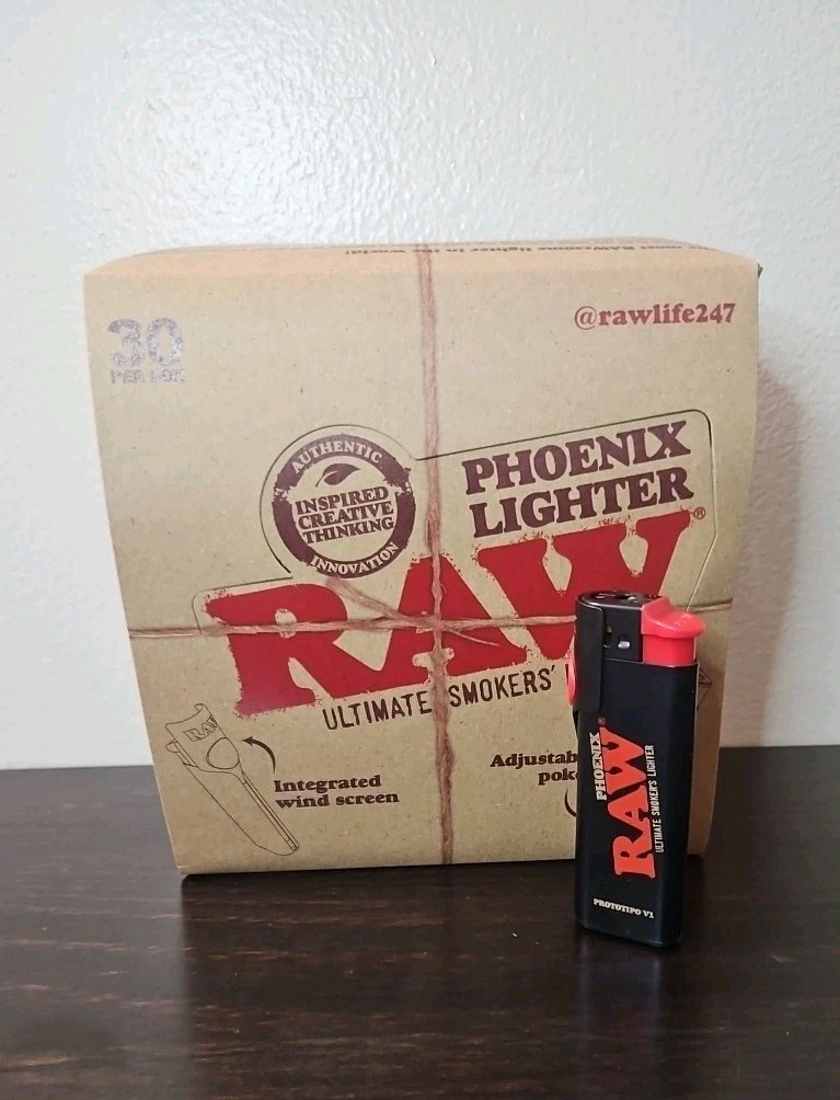 Raw Black Phoenix Poker Lighter (1 Piece) Raw Black Phoenix Poker Lighter (1 Piece)