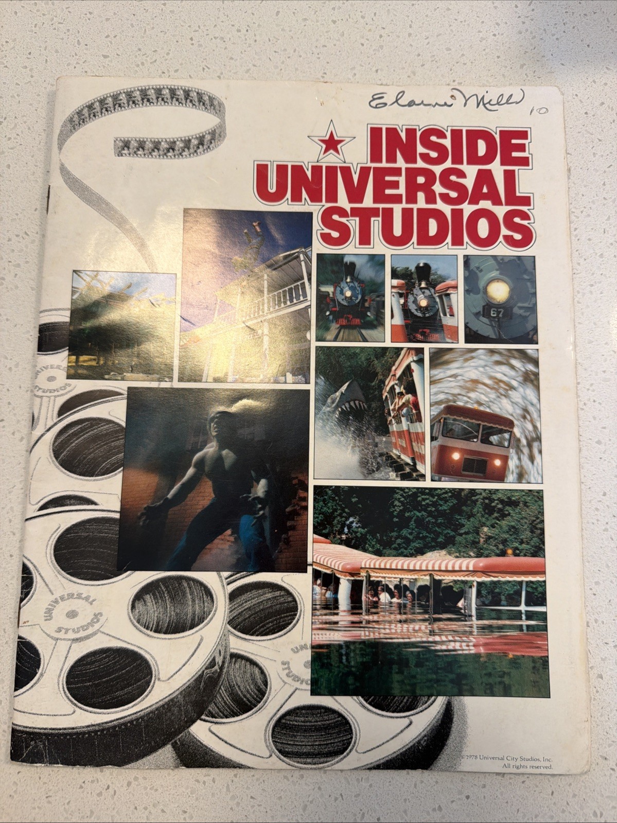 Vintage Signed 1978 INSIDE UNIVERSAL STUDIOS Booklet - Elaine Miller Traylor Vintage Signed 1978 INSIDE UNIVERSAL STUDIOS Booklet - Elaine Miller Traylor