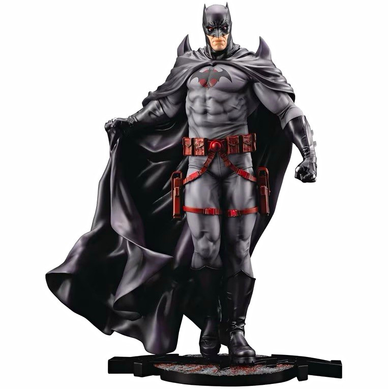 KOTOBUKIYA ARFX+ Batman 1:6 Scale PVC Statue Gray/Black/Red DC KOTOBUKIYA ARFX+ Batman 1:6 Scale PVC Statue Gray/Black/Red DC