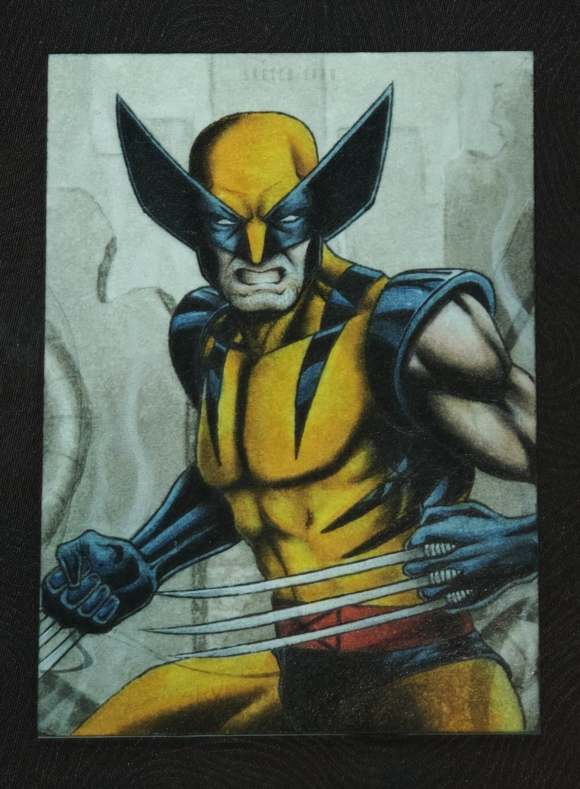2022 Marvel Masterpieces Wolverine 1/1 sketch Angel S. Aviles 2022 Marvel Masterpieces Wolverine 1/1 sketch Angel S. Aviles