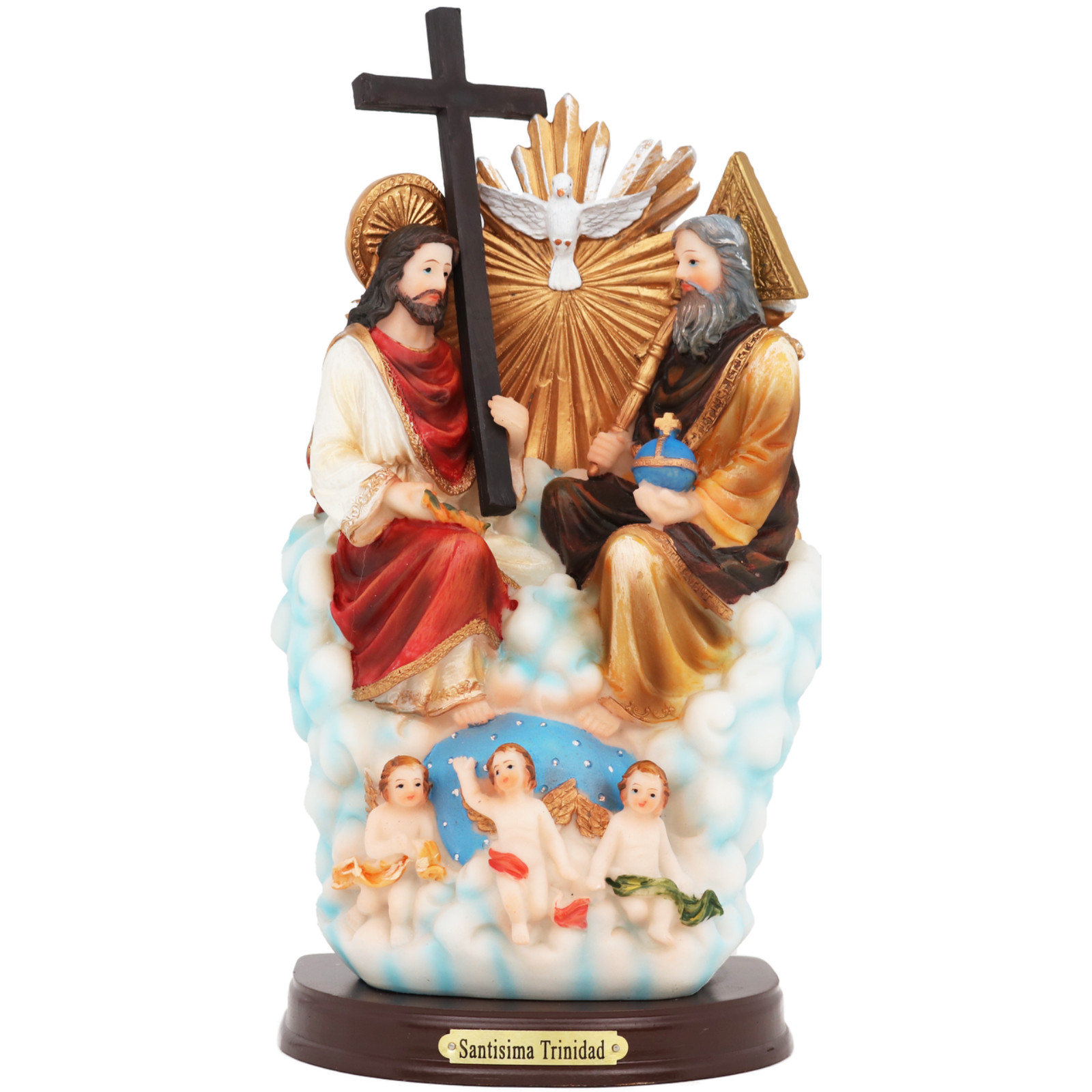 Santisma Trinidad 8” Holy Trinity Padre,Hijo Y Espiritu Santo Santisma Trinidad 8” Holy Trinity Padre,Hijo Y Espiritu Santo
